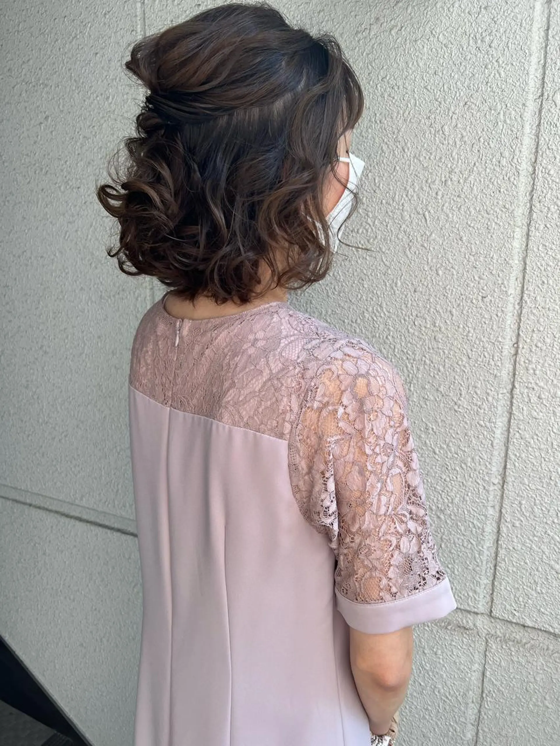 ミディアム ヘアアレンジ ヘアセット カラーパティシエ facce🌼ikoのヘアスタイル