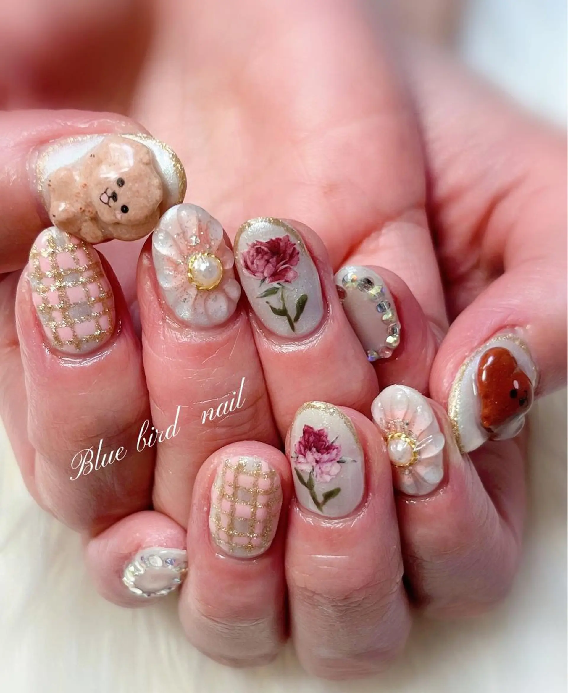 ネイル ハンドネイル Blue  bird  nail所属・Blue bird  nailのネイルデザイン