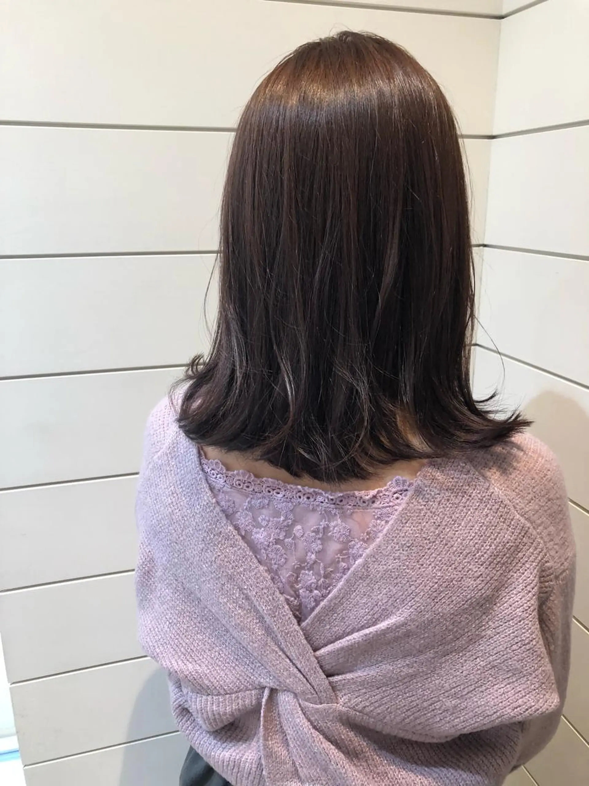 ミディアム カラー 渋谷/韓国風 西原直樹のヘアスタイル