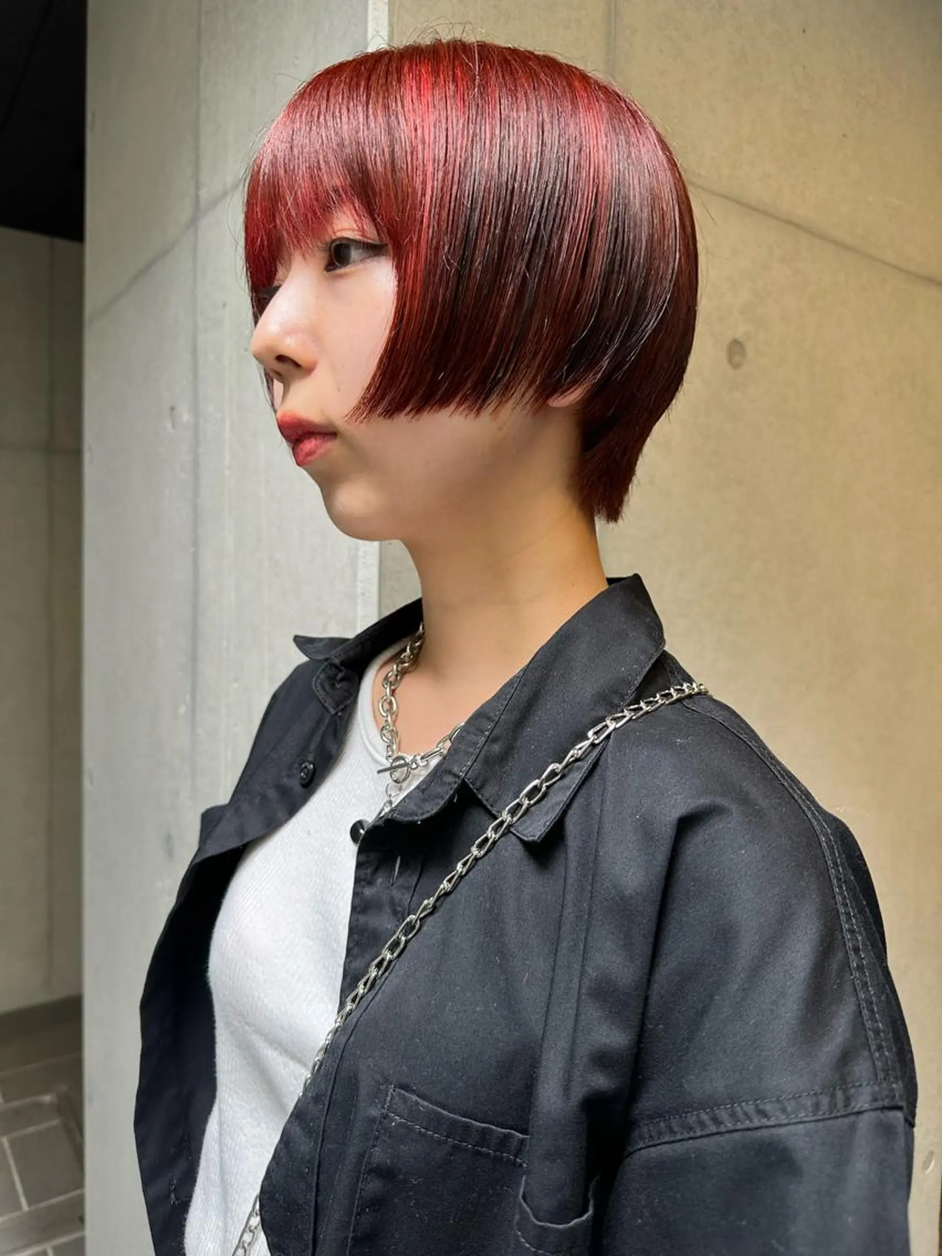 ショート カラー カット ヘアカラー トリートメント ウルフ/レイヤー🟠 山本祐輔🟠のヘアスタイル