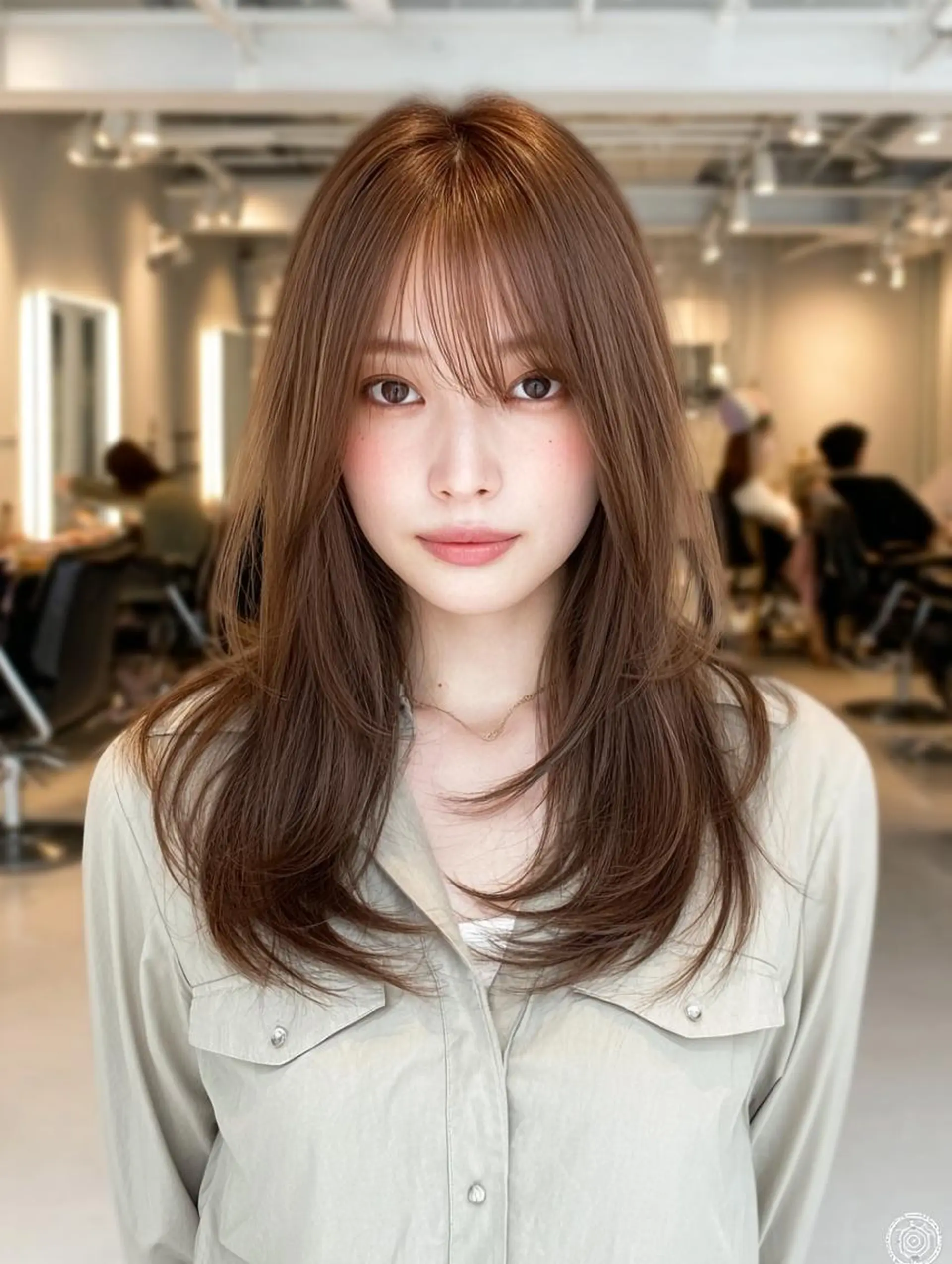 セミロング ハッシュカット 髪質改善 レイヤーカット 縮毛矯正 トリートメント カット ヘアカラー トリートメント 生艶髪&レイヤー🔔 渋谷お薦めNo.1✨のヘアスタイル