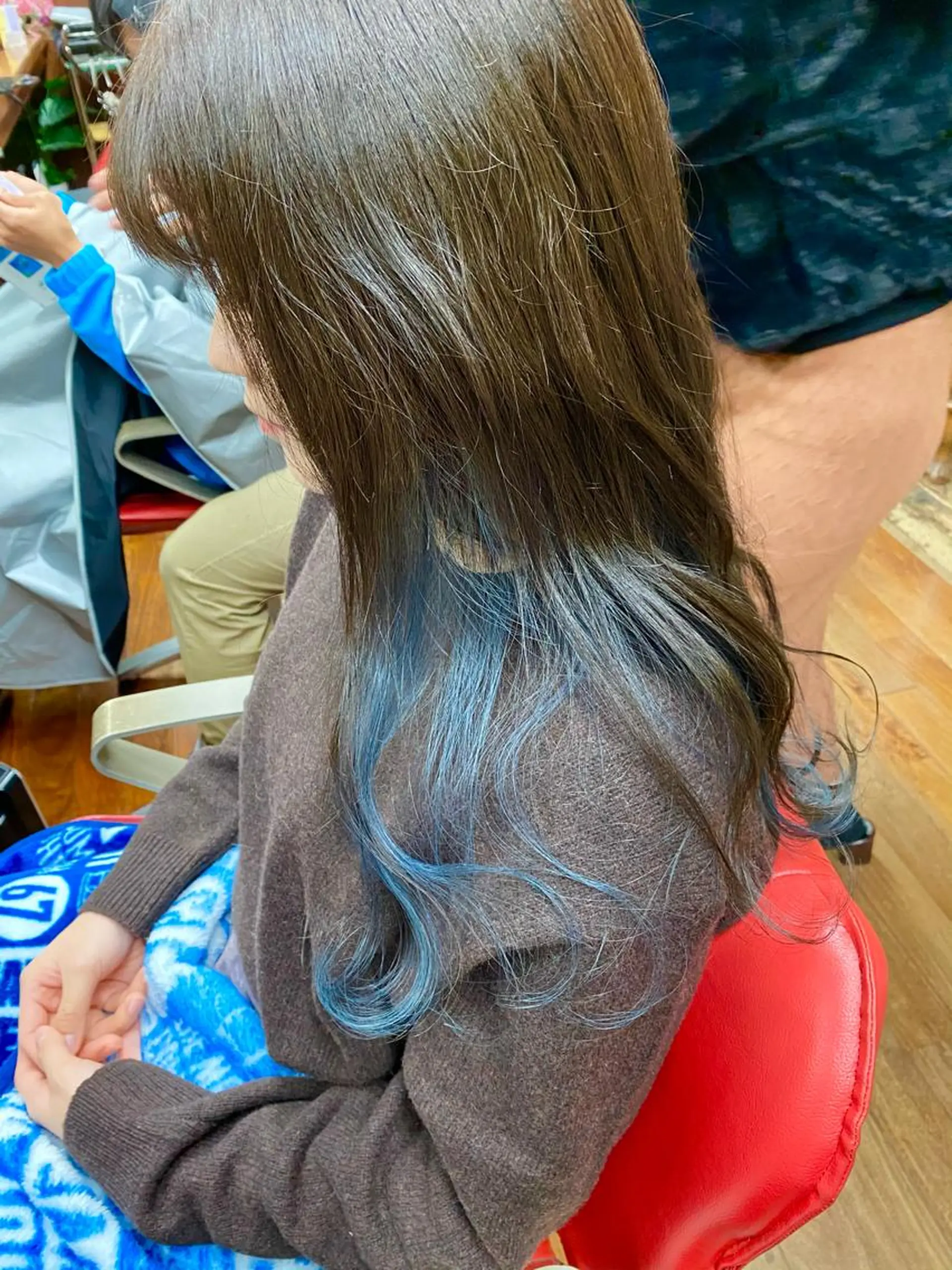 ロング カラー MIZUKI🫧ྀི 韓国ヘアAFLOATのヘアスタイル