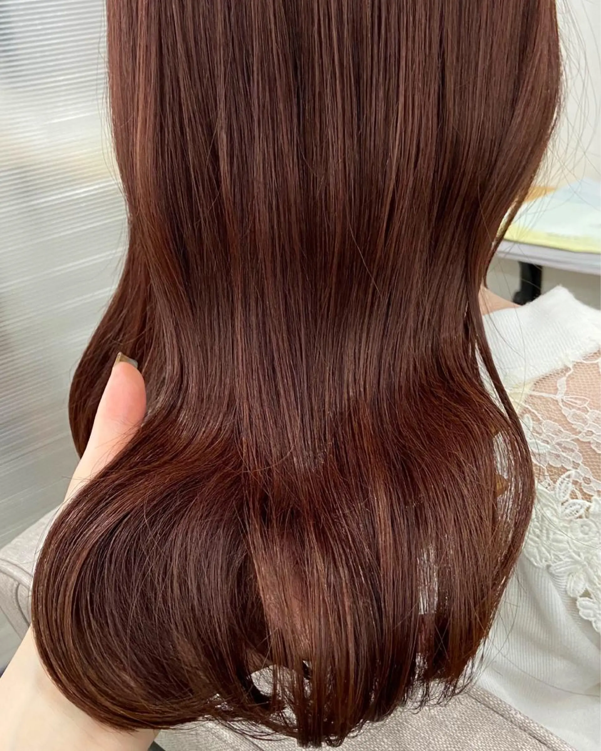 ロング カラー ヘアアレンジ ベージュカラー ピンクカラー カット ヘアカラー トリートメント LOVETH  大名所属・Trip大名 AZUのヘアスタイル