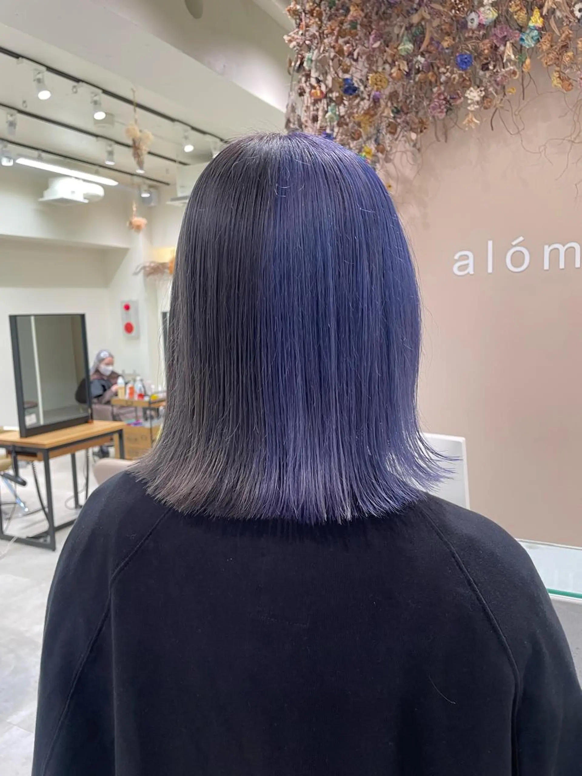 ミディアム カラー ブリーチ ボブ/インナーカラー /眉毛/Miyuのヘアスタイル