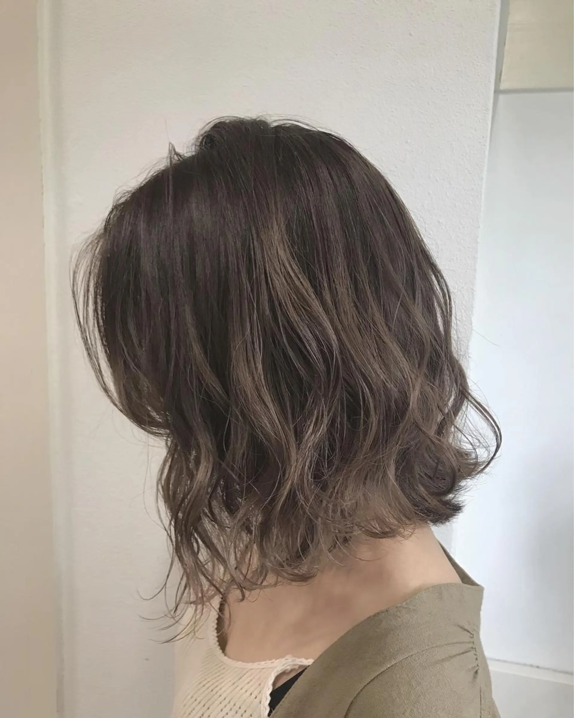ショート カラー ヘアアレンジ フォギーグレージュ グレージュ カット ヘアカラー トリートメント GiseL天神カラー 髪質改善/ブリーチのヘアスタイル