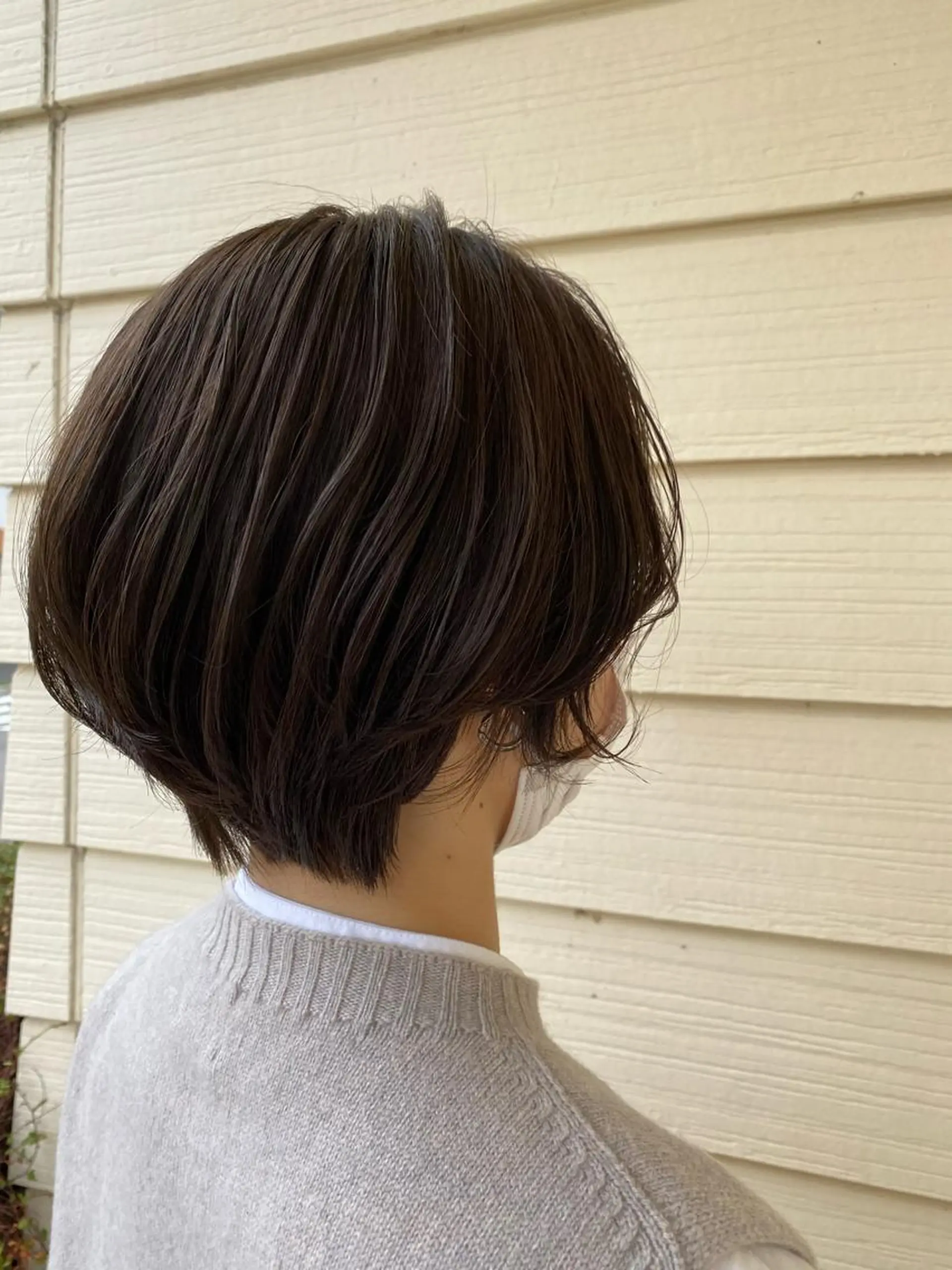 ショート カラー ベージュカラー オリーブベージュ AffECTION 大曽根店所属・村岡 未悠のヘアスタイル