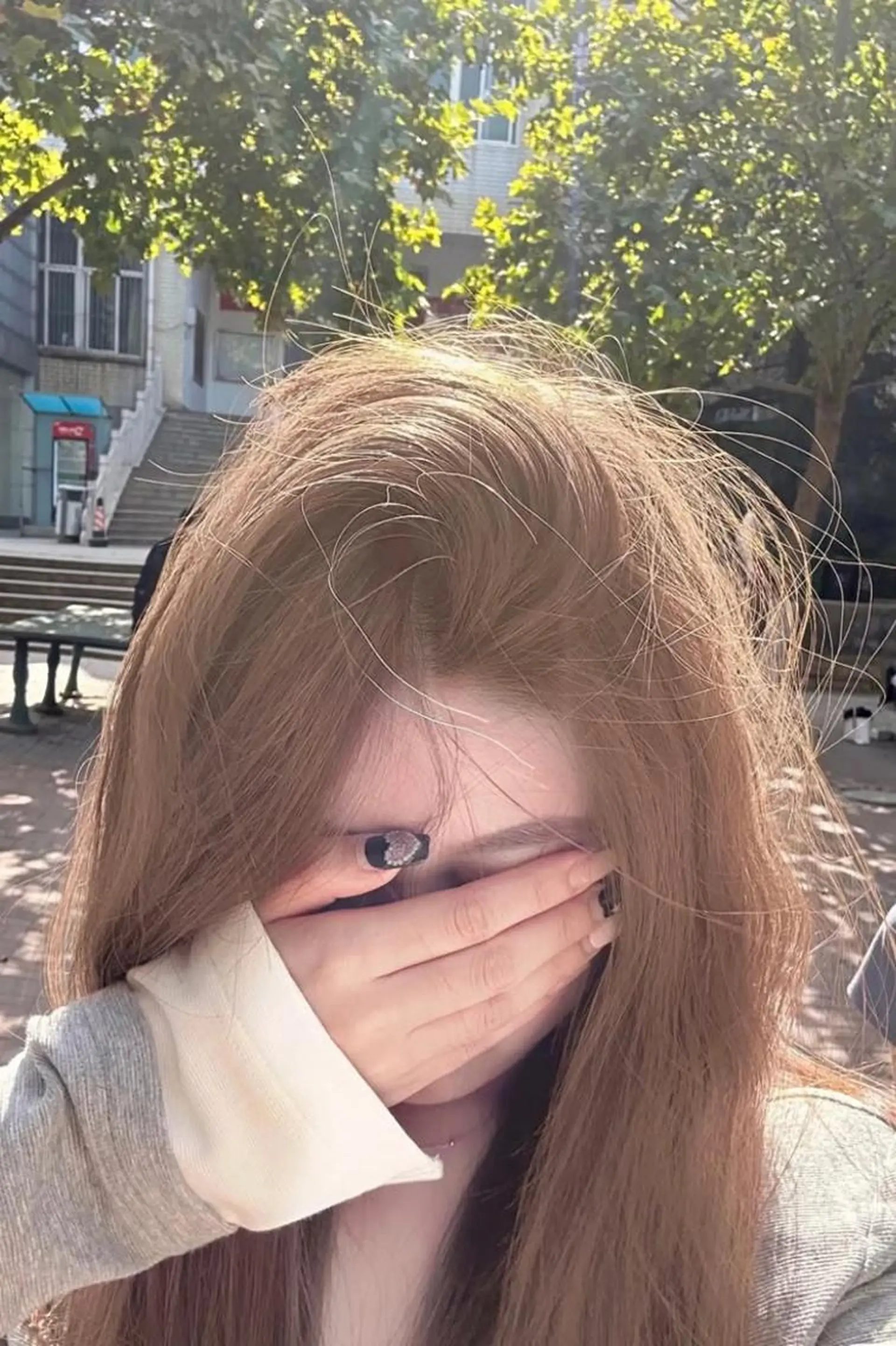 ロング ハイトーン/韓国 レイヤー/るか🎀のヘアスタイル