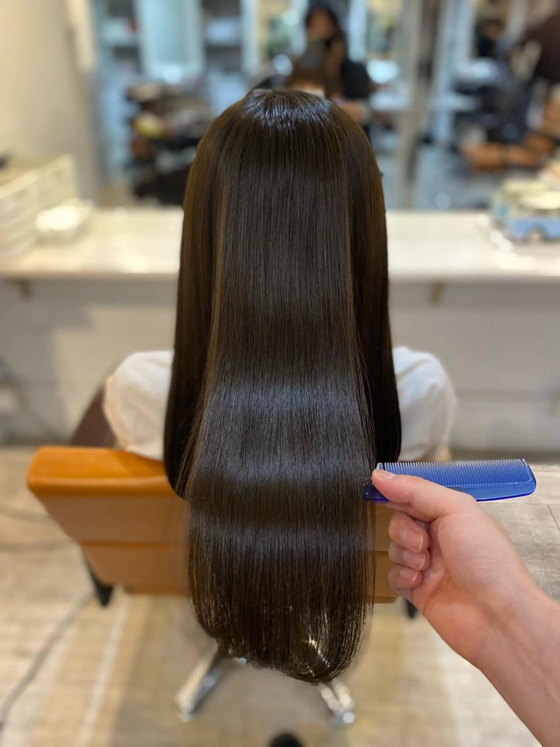 ロング カラー カット 縮毛矯正 トリートメント ヘッドスパ ヘアセット 🌈艶髪人気№１🌈 newi池袋店⭐江口のヘアスタイル