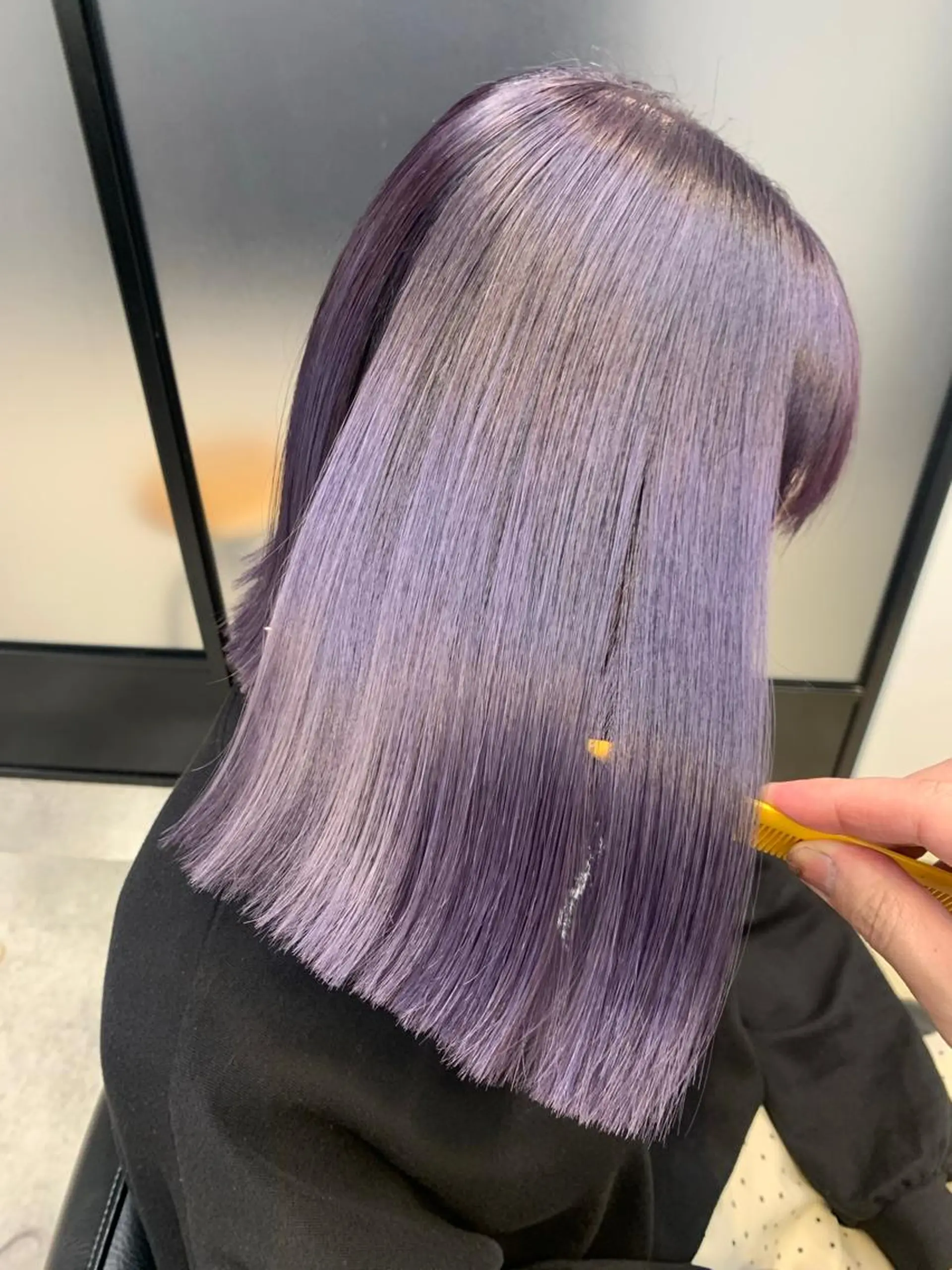 ショート ヘアカラー トリートメント 及川シゲル 髪質改善講師のヘアスタイル