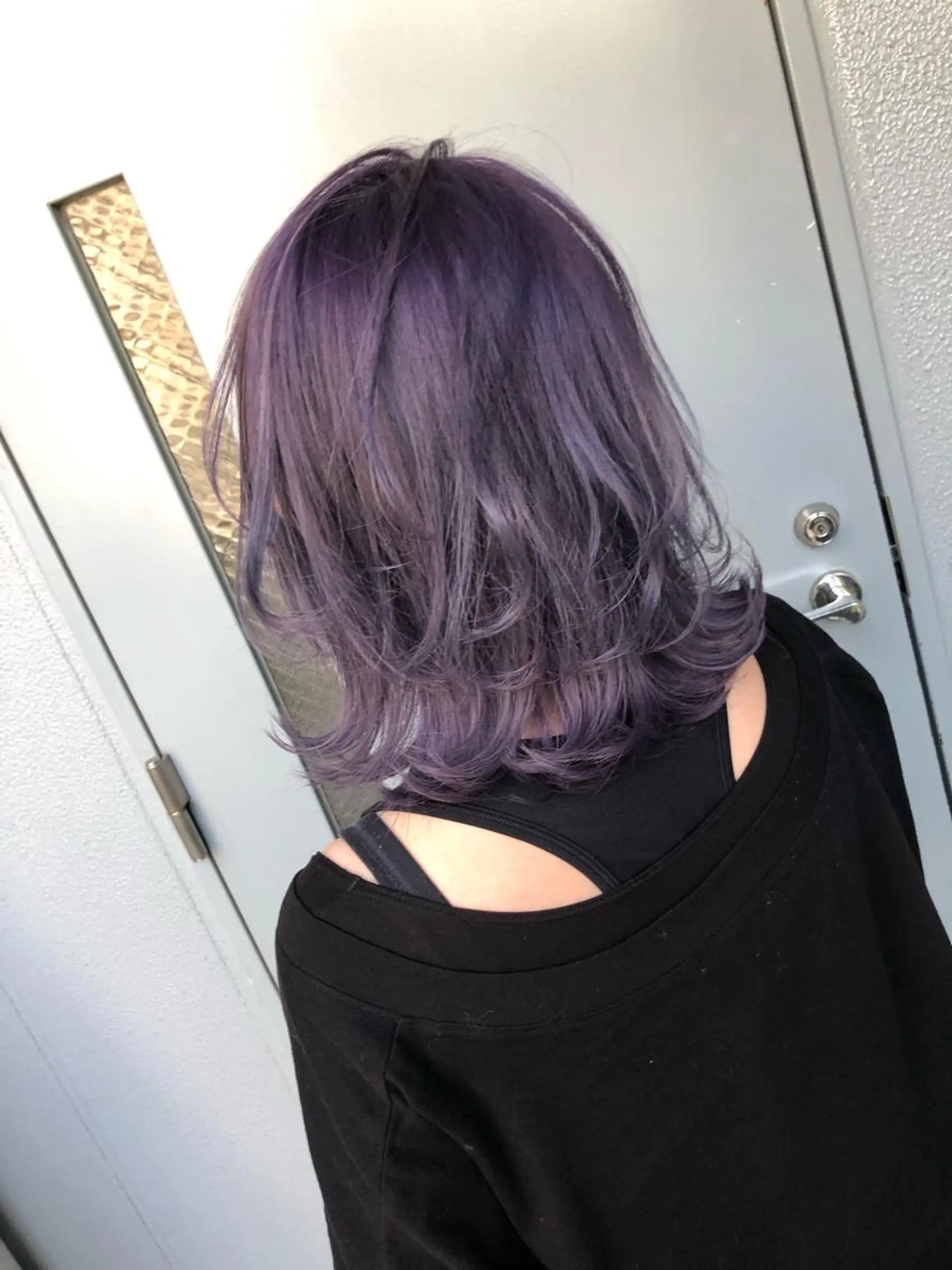 ミディアム カラー ピンクカラー パープルカラー ヘアカラー トリートメント PSY(サイ)所属・PSY(サイ)池袋 金田尚久🎨のヘアスタイル