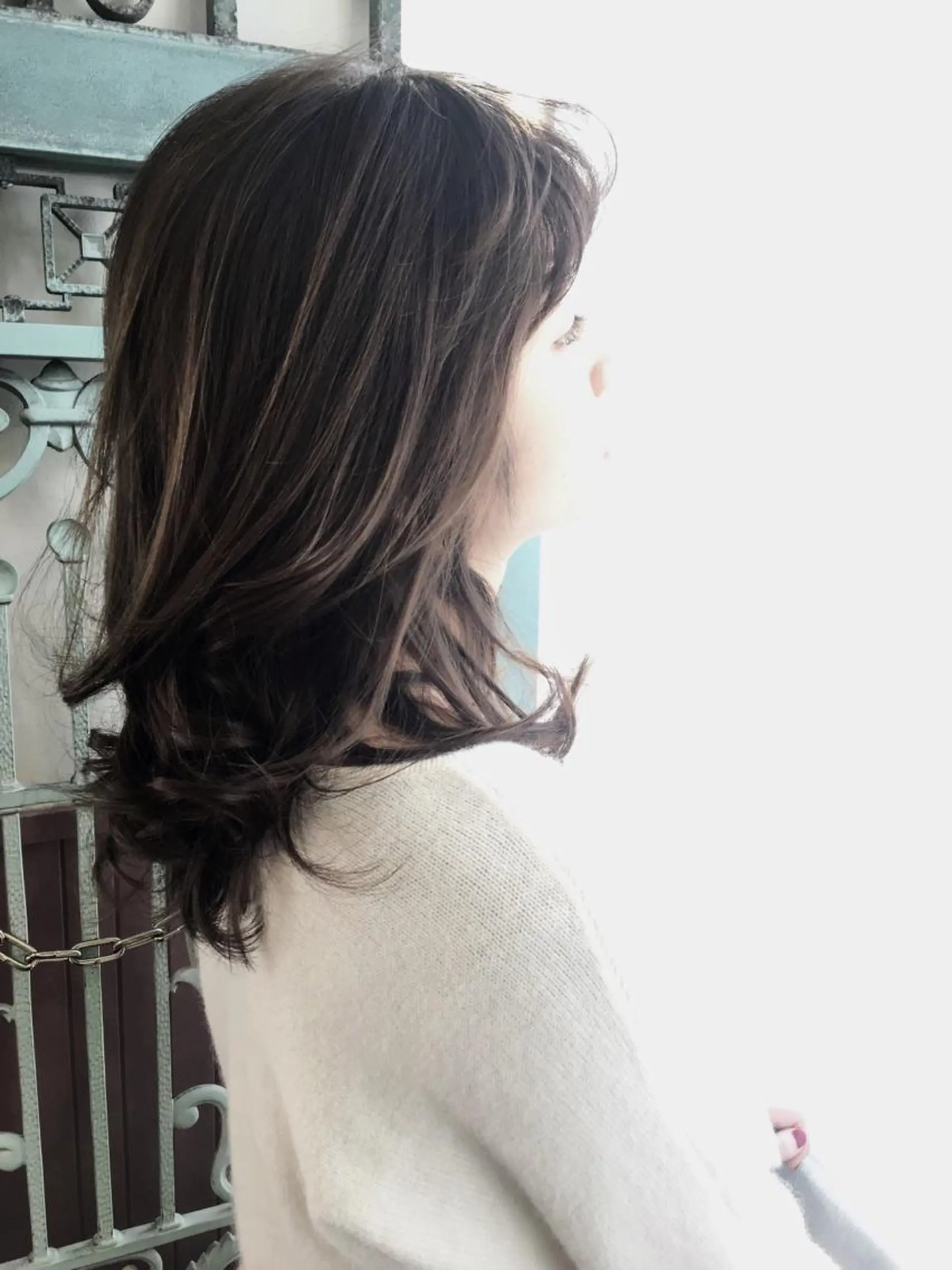 セミロング カラー パーマ ヘアアレンジ ヘアカラー トリートメント ヘアセット 表参道Lise おおいしおりのヘアスタイル