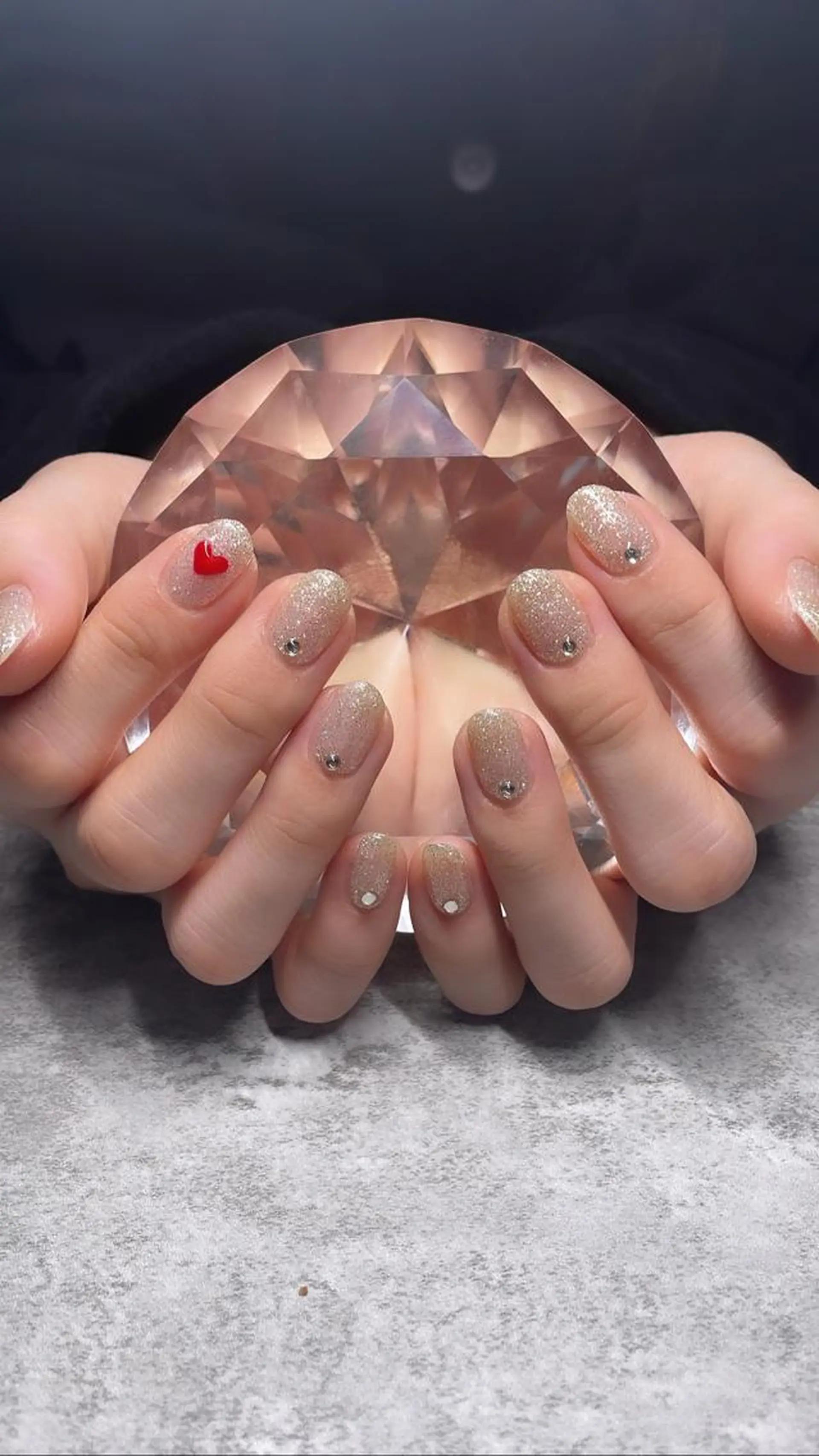 ネイル ハート shark_nail Aのネイルデザイン