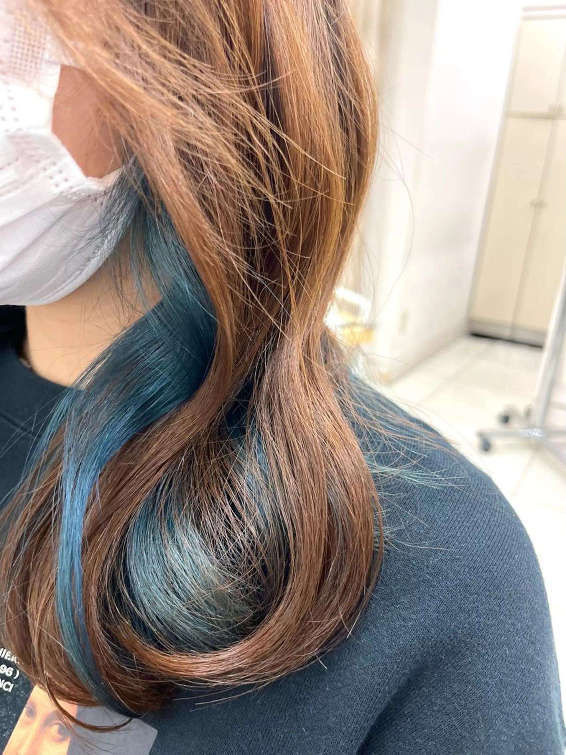 ロング カラー ブルーカラー ✔️ダブルカラー ✔️ショート✔️今野のヘアスタイル