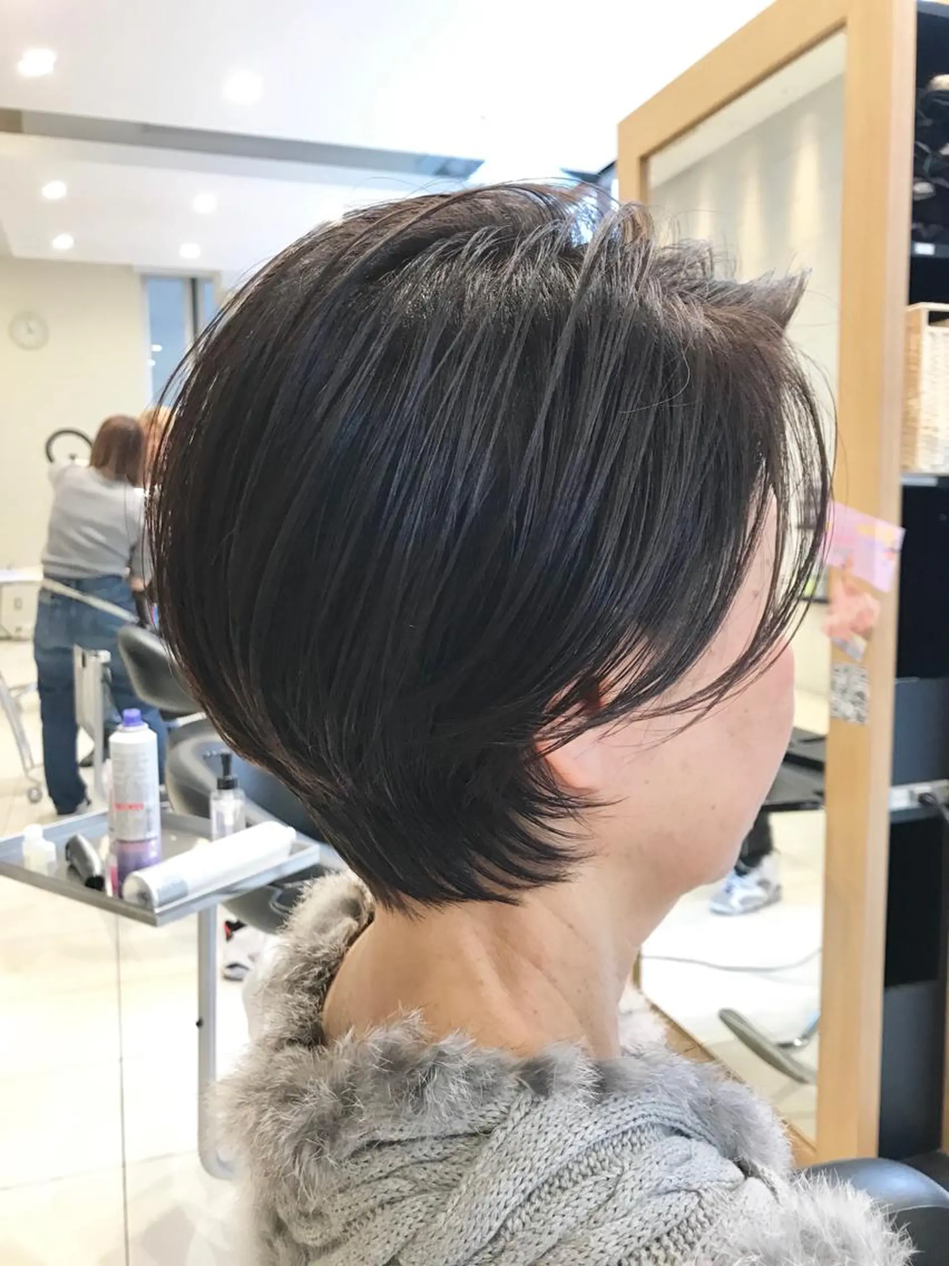 ショート ミセス ショートヘア ショート白髪染め無料 ／河瀬謙介のヘアスタイル