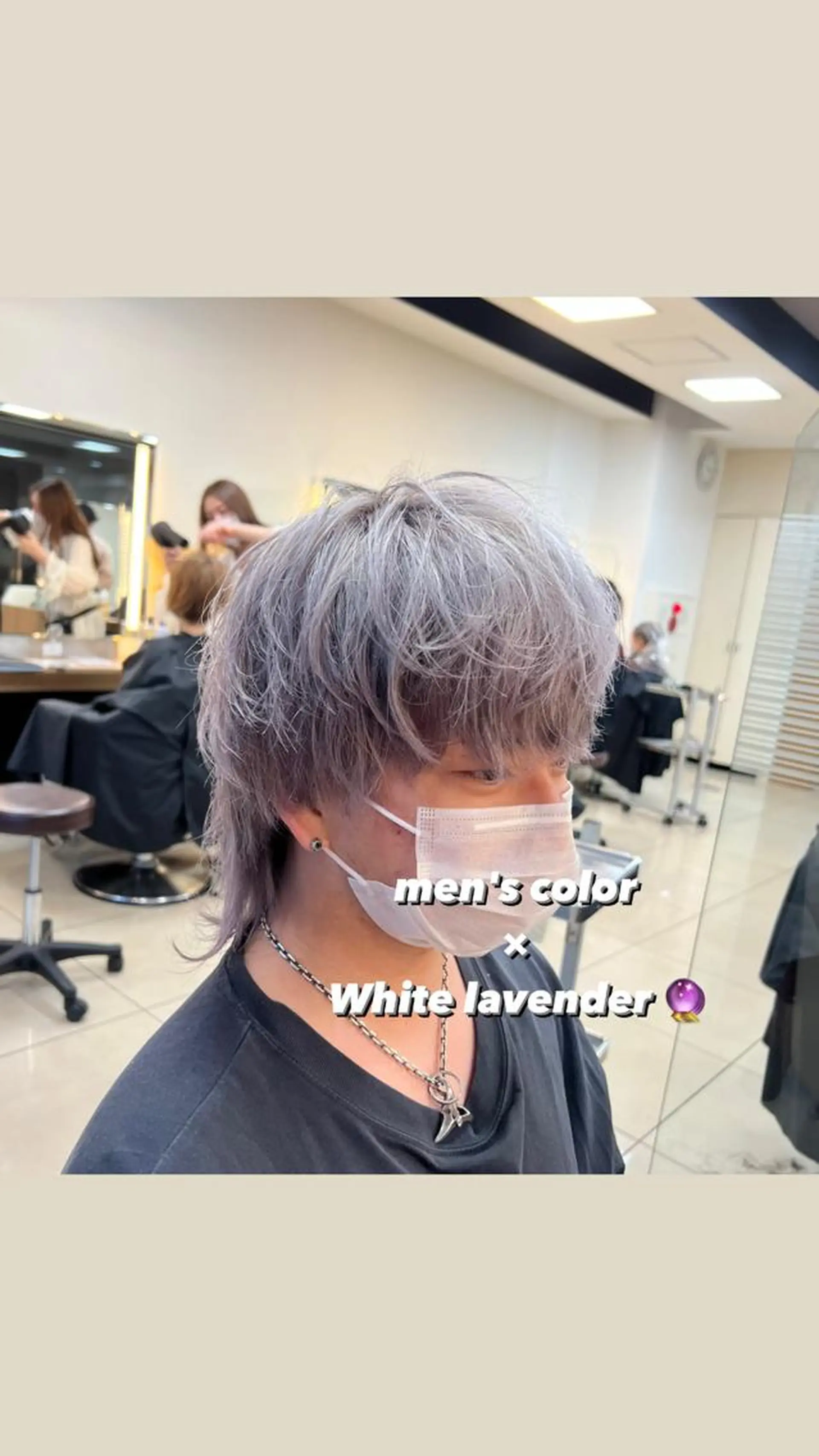 ショート カラー ラベンダーカラー 茅ヶ崎パーマ特化/ スパイラル/ハルキのヘアスタイル