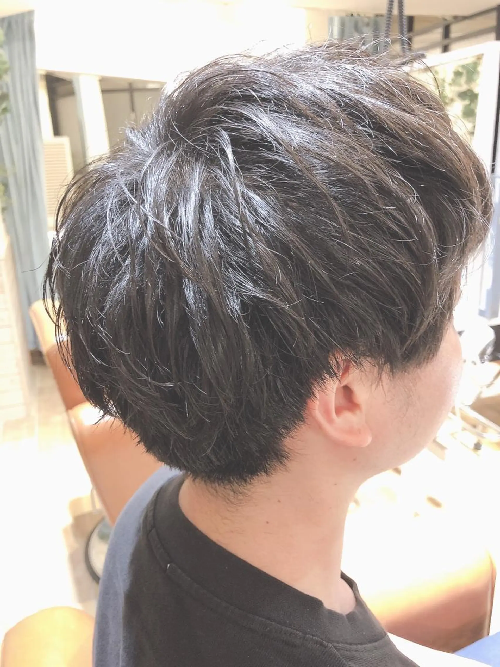 メンズ あき えいみのヘアスタイル