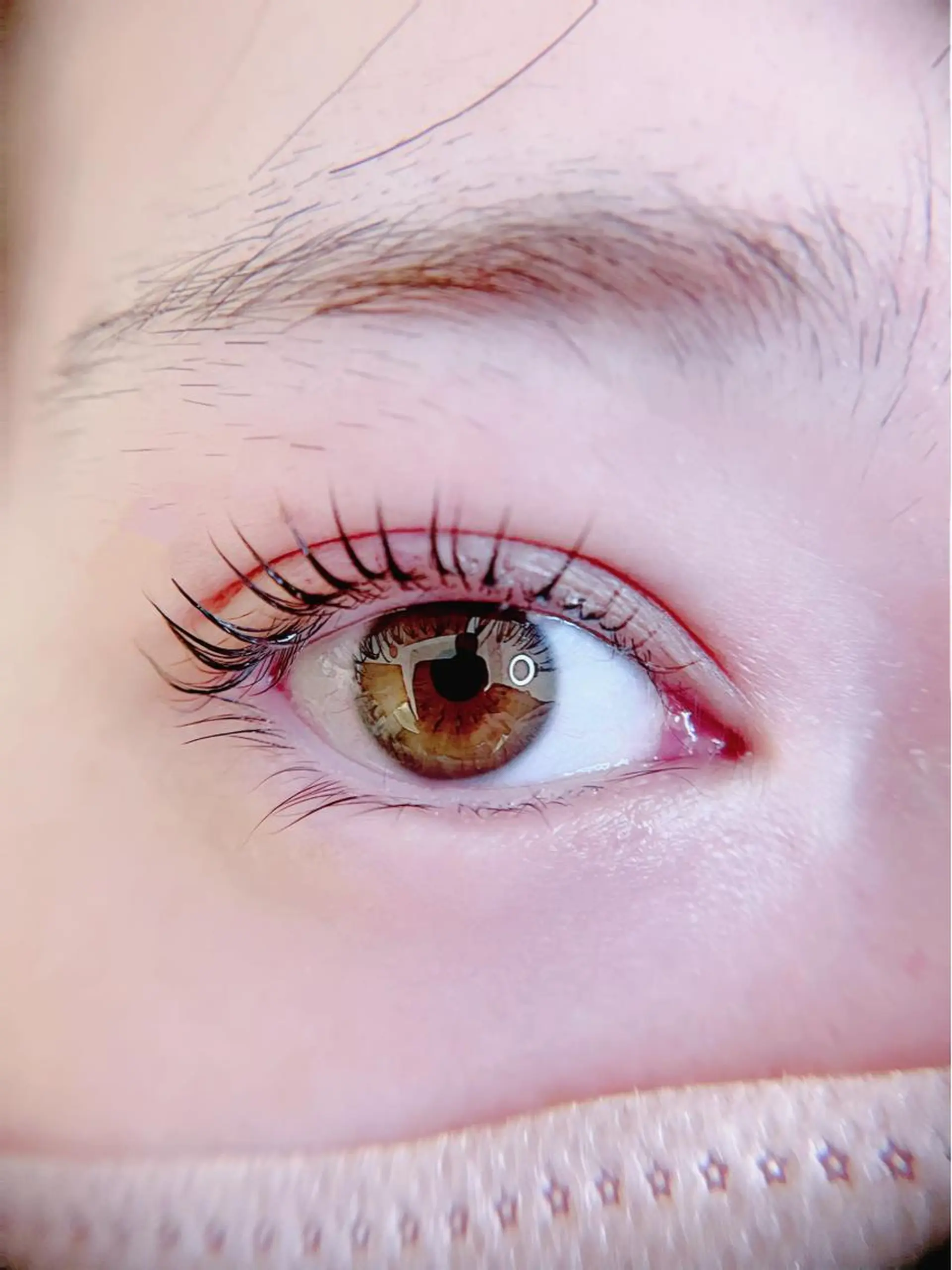 マツエク・マツパ ケラチンラッシュリフト ナチュラル まつげパーマ 一重×まつ毛パーマ Chante Lily所属・森崎 麗のマツエク・マツパデザイン