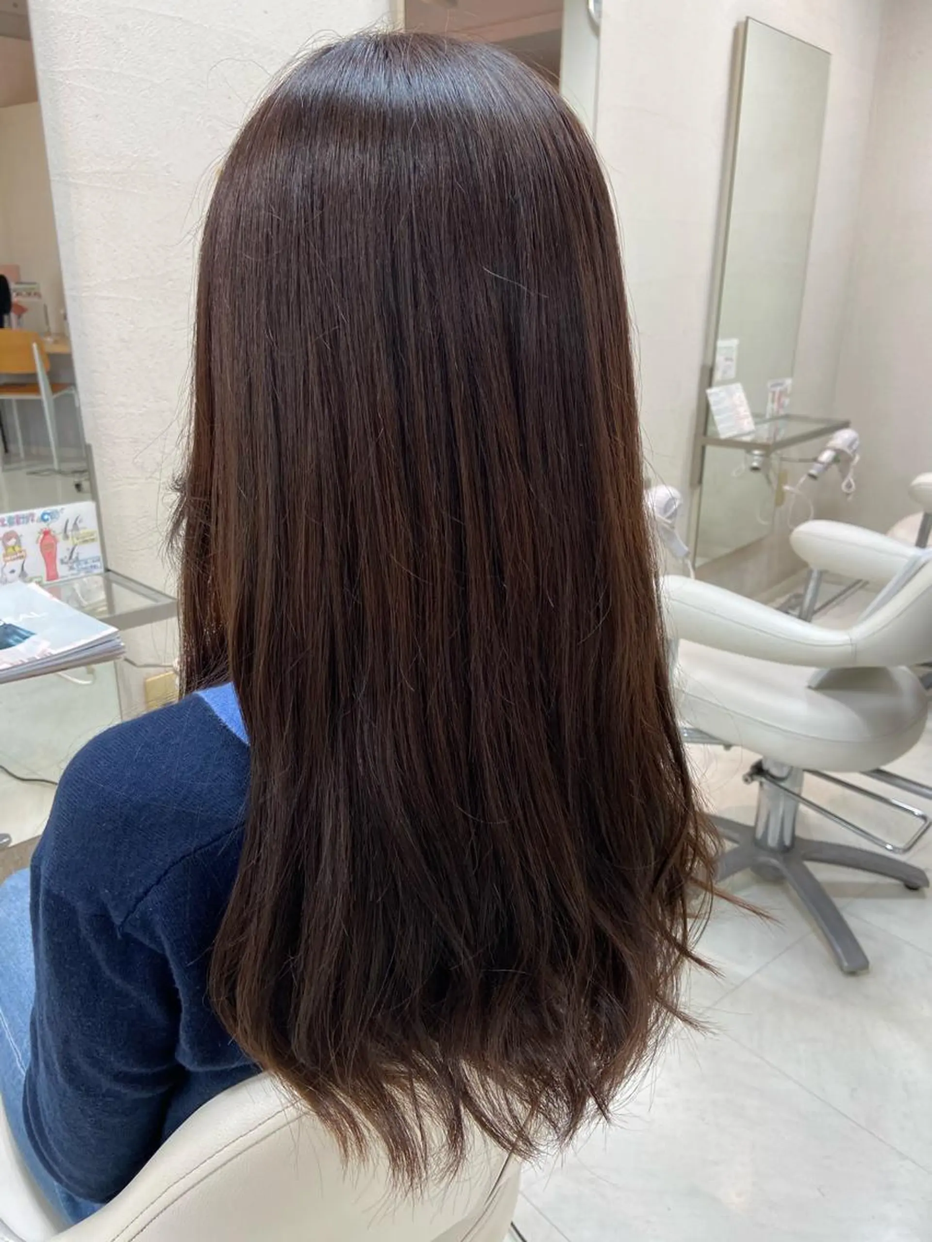 ロング カラー カット ヘアカラー トリートメント 菊地 美憂のヘアスタイル