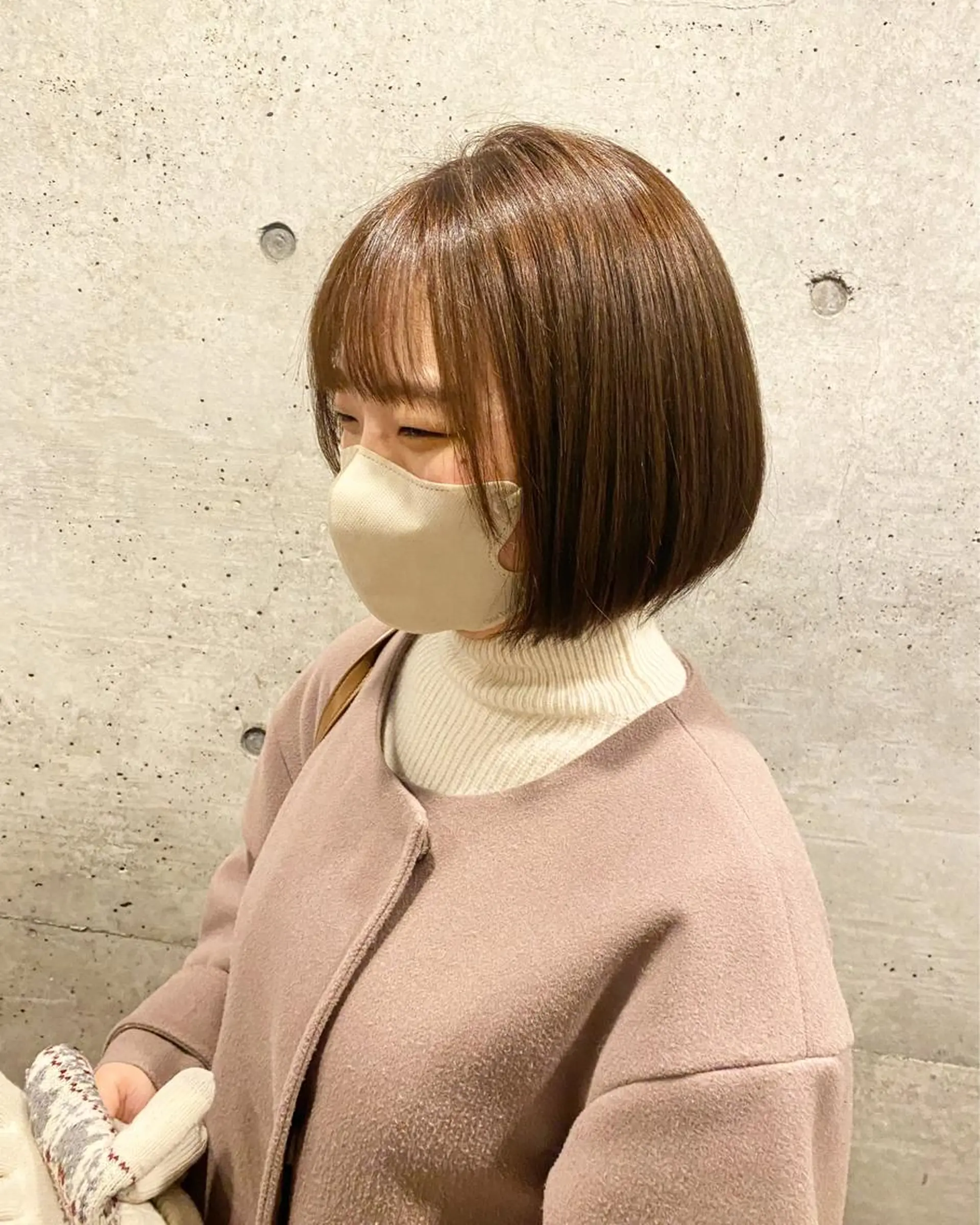 ショート カラー カット ヘアカラー トリートメント 後藤紗英/髪質改善 /オリーブベージュのヘアスタイル