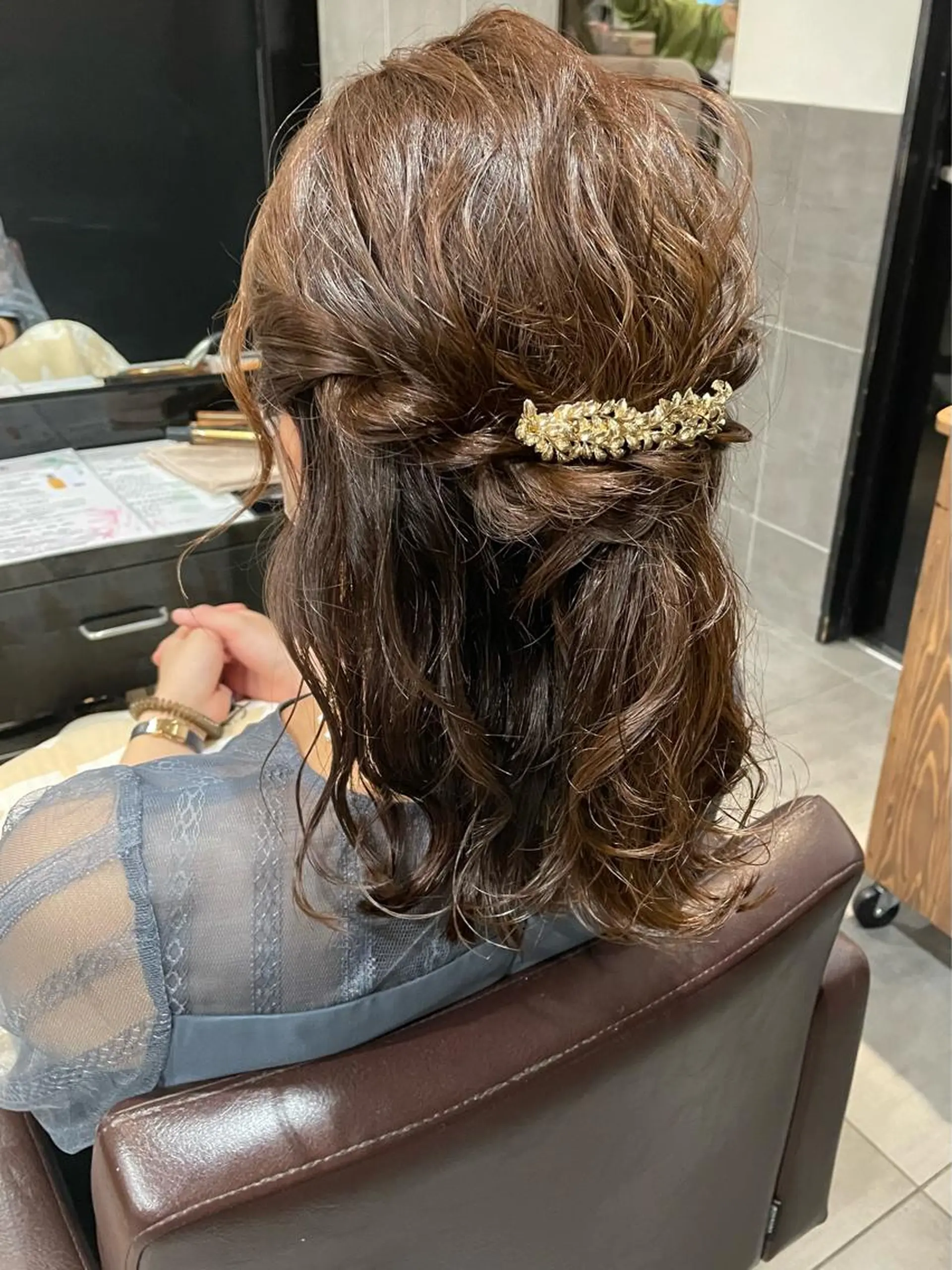 ヘアアレンジ 🌱スパ🌱オリーブ カラー🍐愛衣香のヘアスタイル