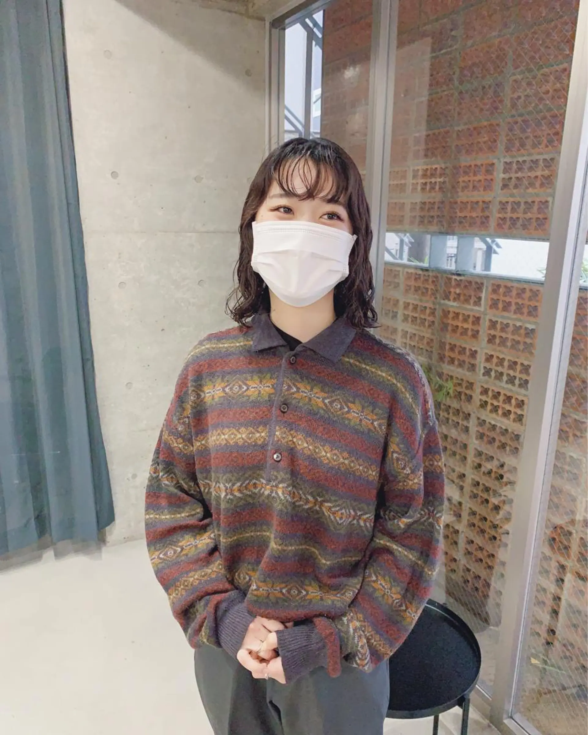 パーマ ボブパーマコテ巻き風 パーマNo1深江秀平のヘアスタイル