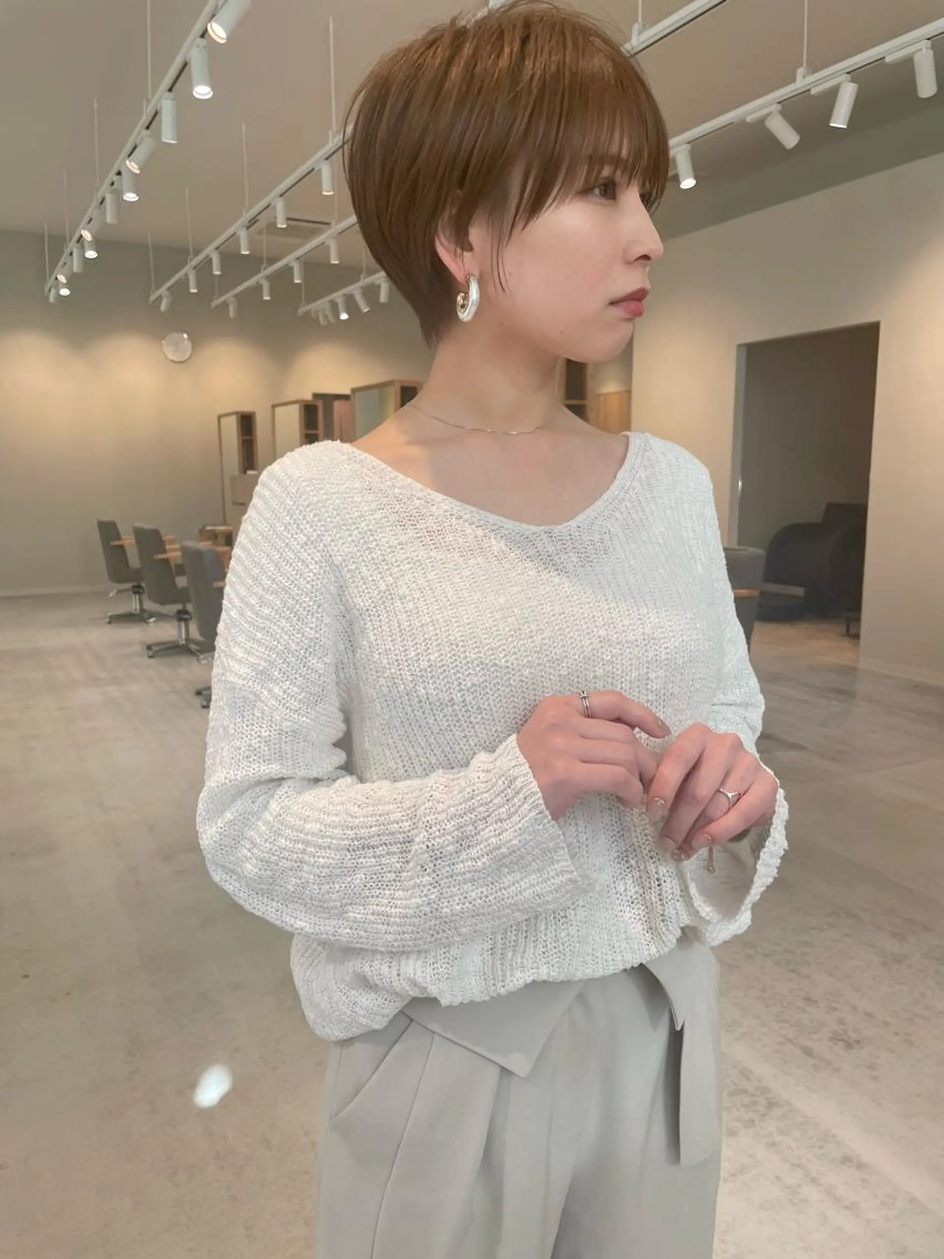 ショート ヘアカラー トリートメント ショートヘア特化 石附隼士のヘアスタイル