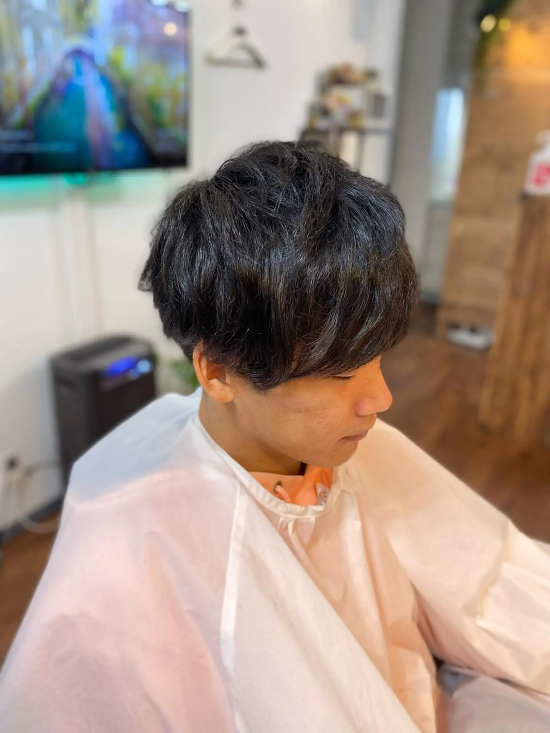 ミディアム メンズ マッシュ カット Lizir  ルズィール所属・Luzir⭐︎ GEN⭐︎のヘアスタイル