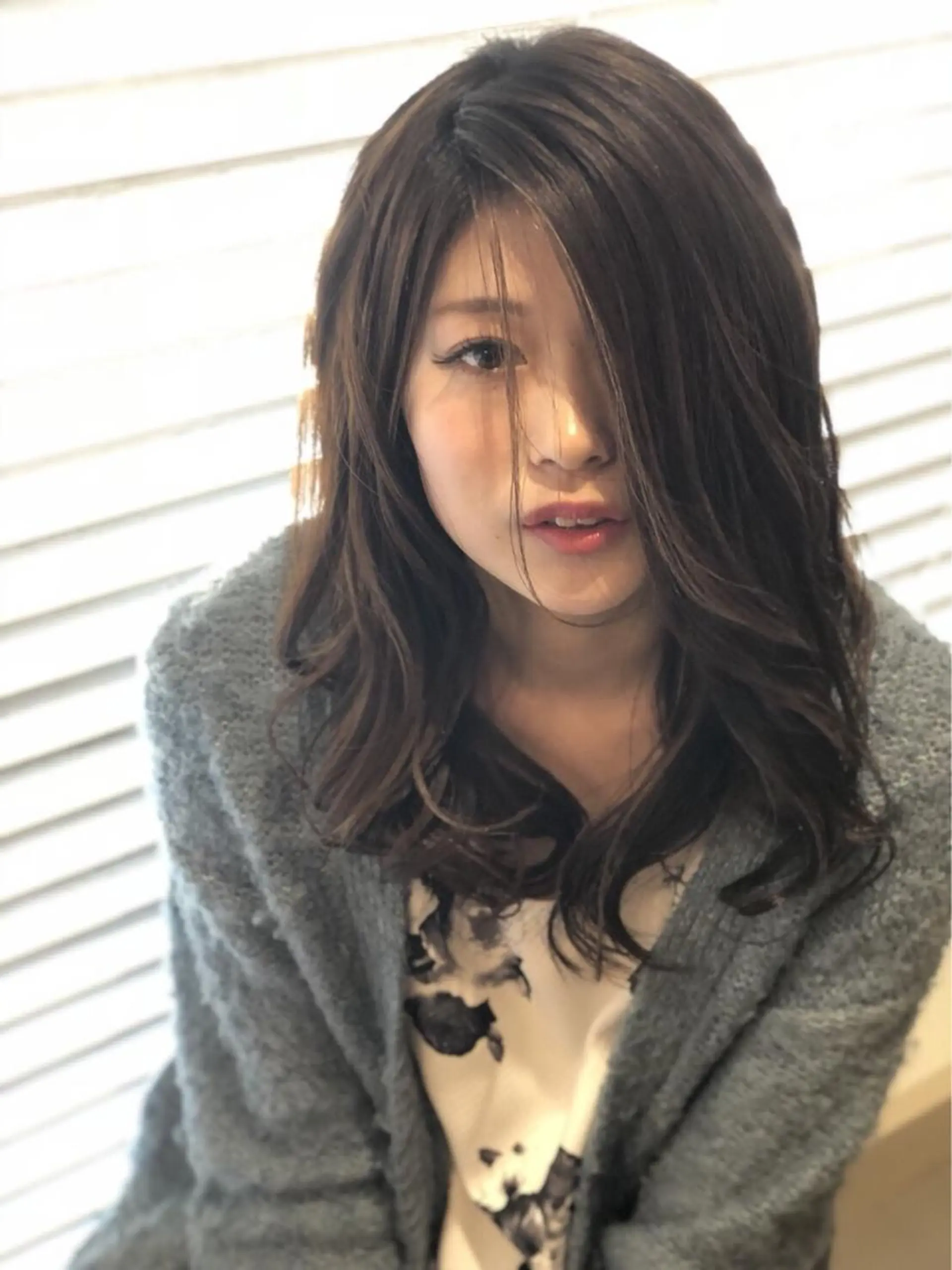 ロング カラー 関口 友行のヘアスタイル