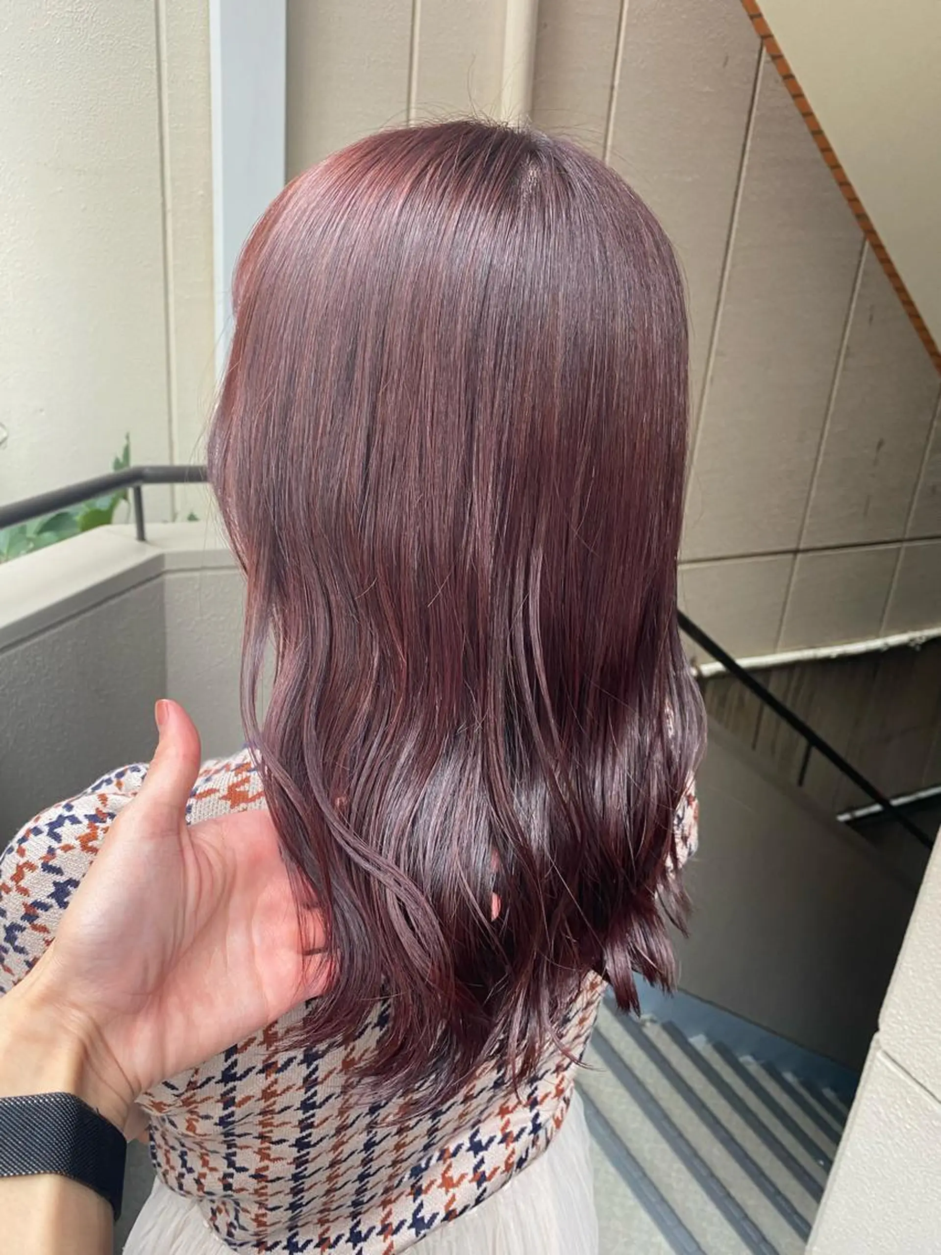 セミロング 艶カラー💎 髪質改善🎈アトワのヘアスタイル