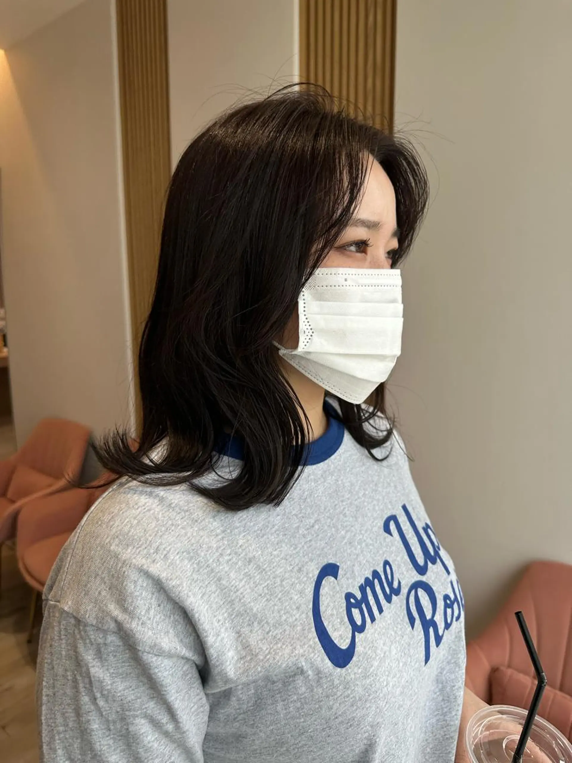 ミディアム 村田 菜摘のヘアスタイル