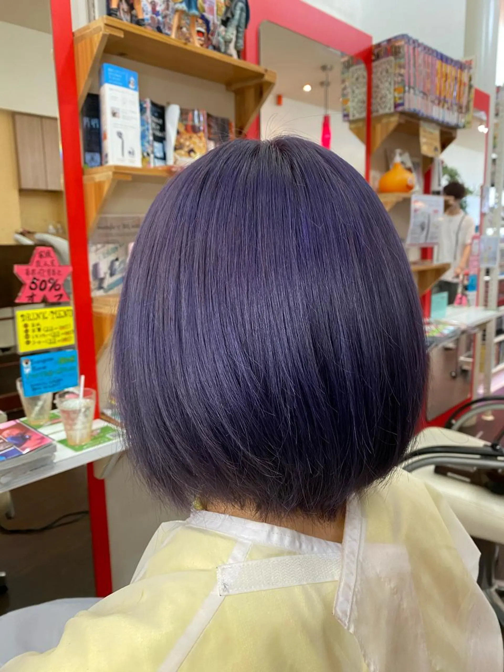 ショート ヘアカラー ゆぴ☾‪/推しカラー /ハイトーンのヘアスタイル