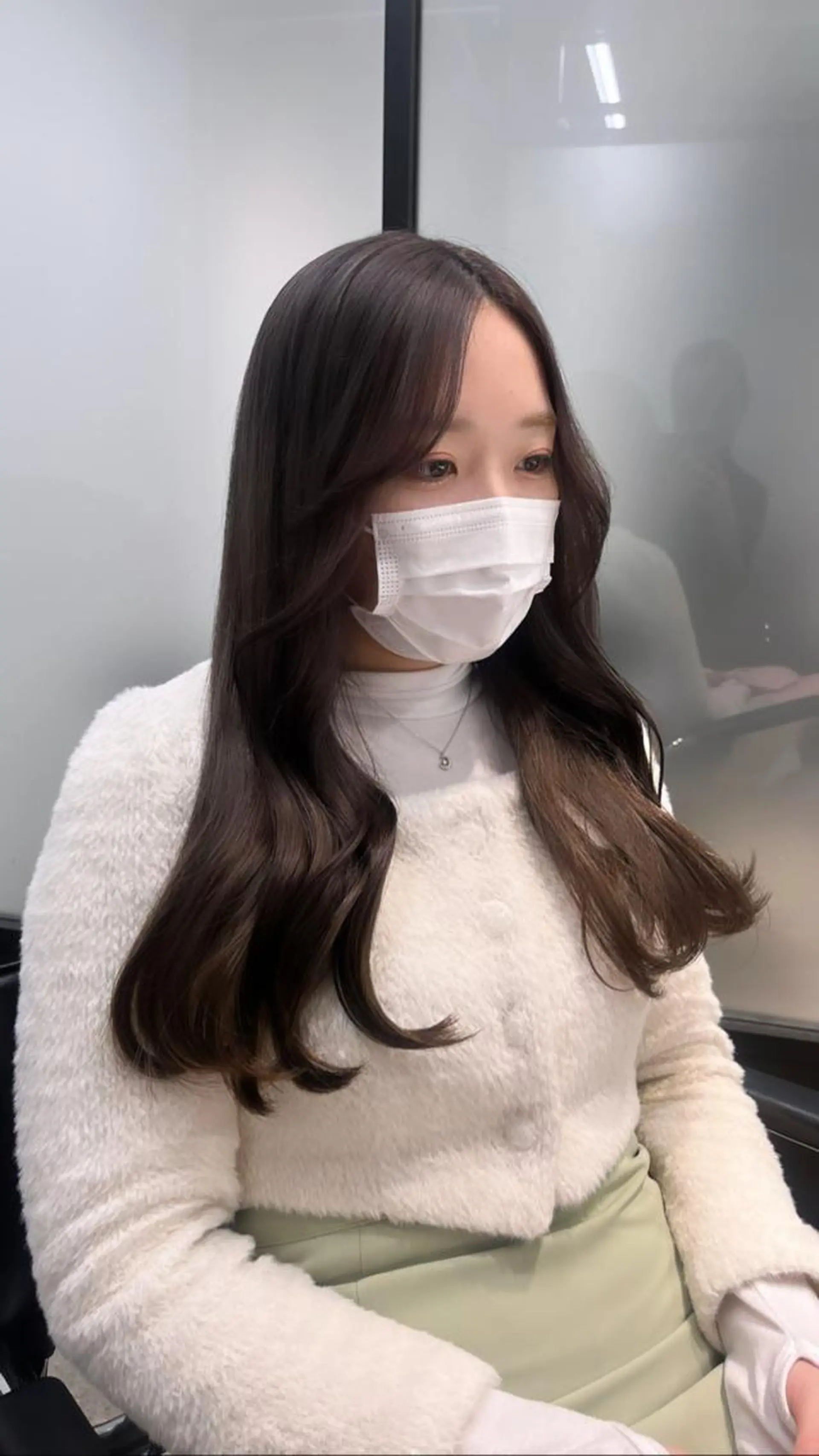 ロング カラー 髪質改善/縮毛矯正 艶カラー/珠聡のヘアスタイル