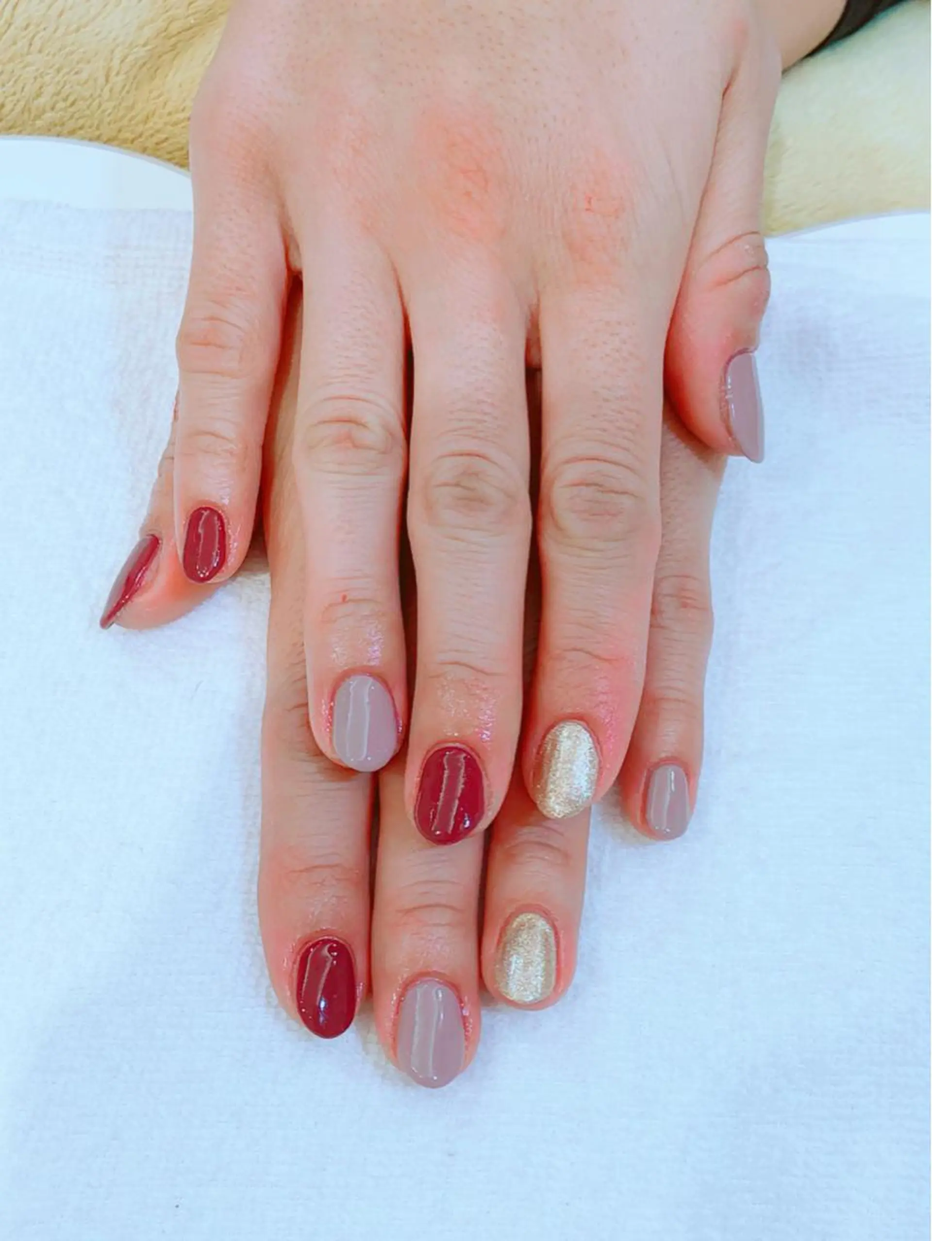 キッズ ネイル マツエク・マツパ ワンカラーネイル a:Qネイル /久米川のネイルデザイン