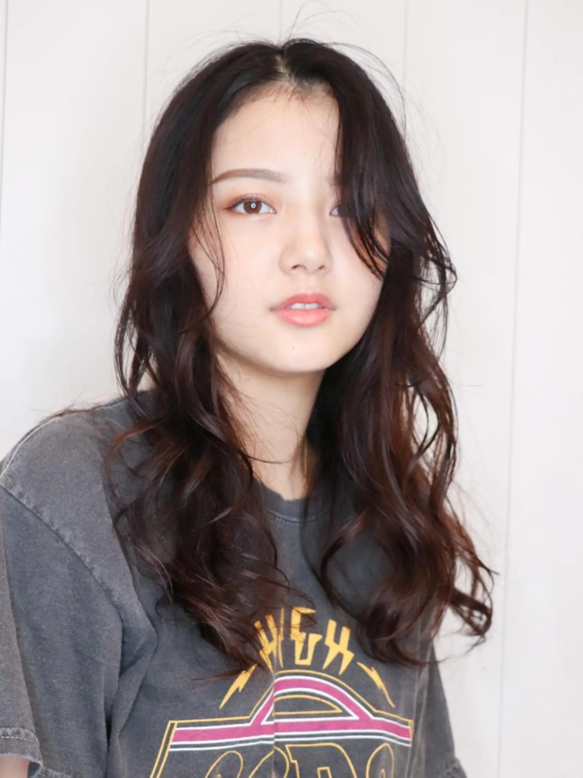 セミロング カラー パーマ ヘアアレンジ ITbyALBUM 浦和店のヘアスタイル