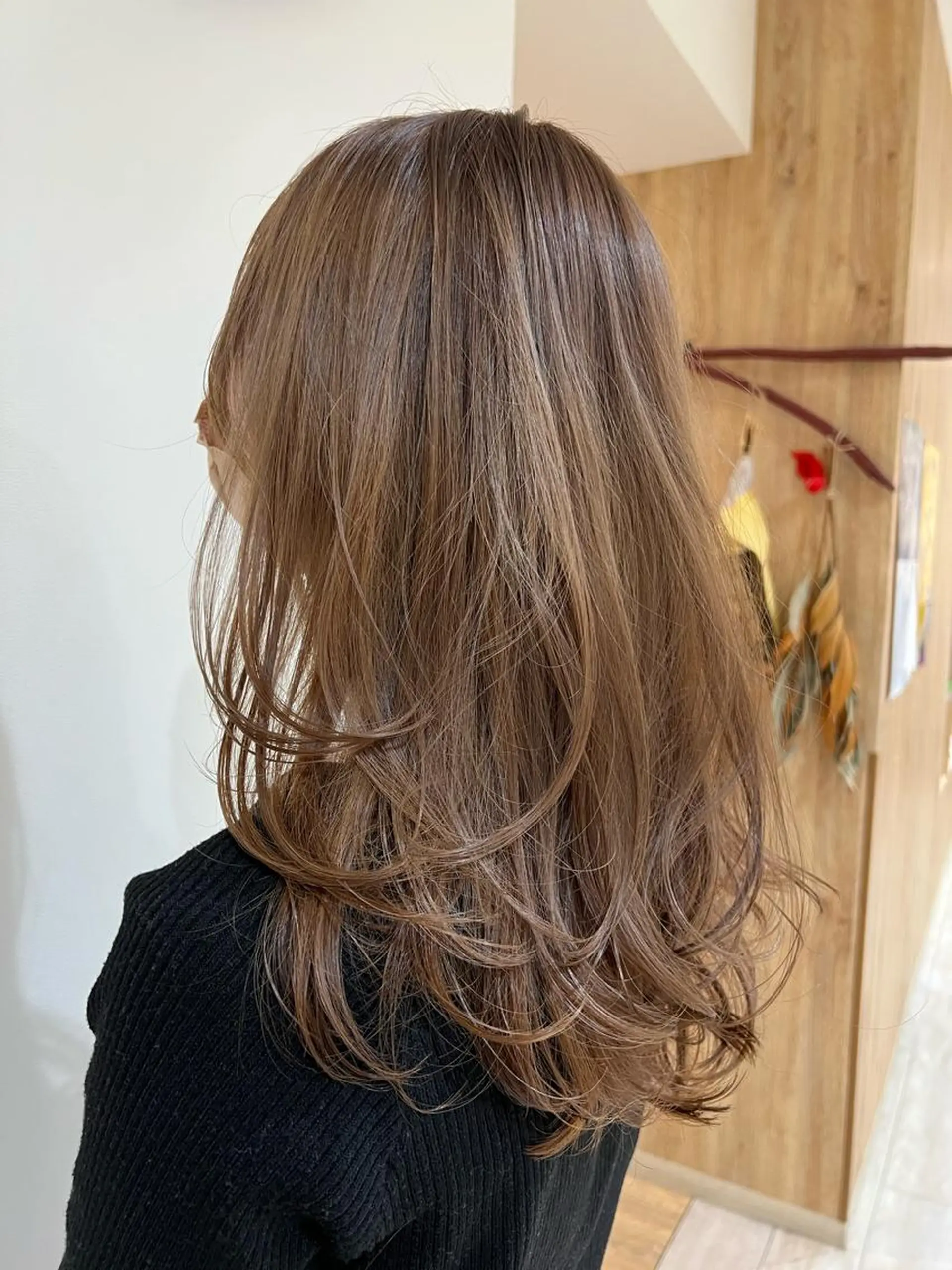 セミロング ヘアカラー ハイライト/髪質改善 ✂️十河祐輝のヘアスタイル