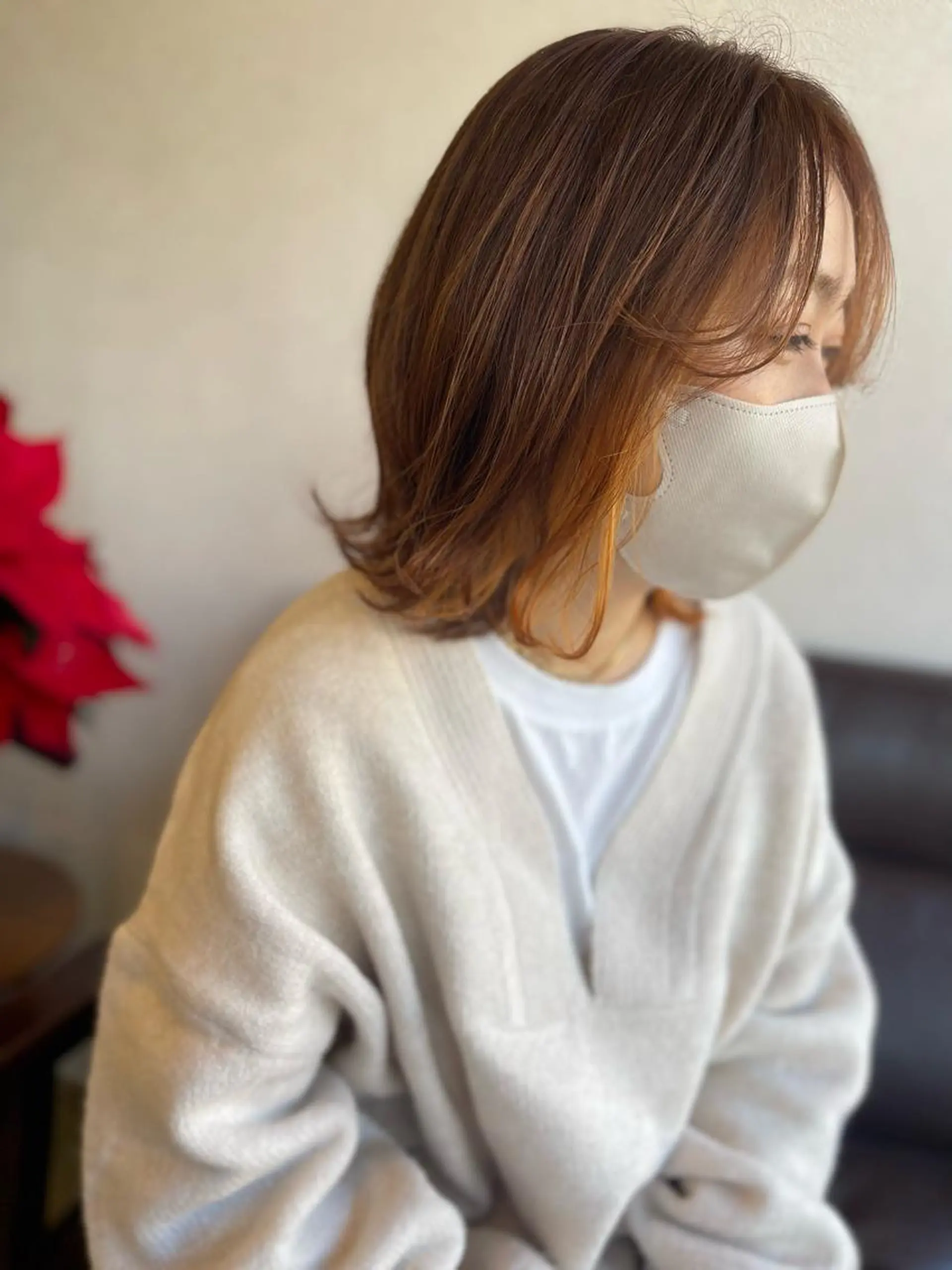 ミディアム カット ヘアカラー トリートメント YAP！HAIR所属・YAP！HAIR トコツメアヤノのヘアスタイル