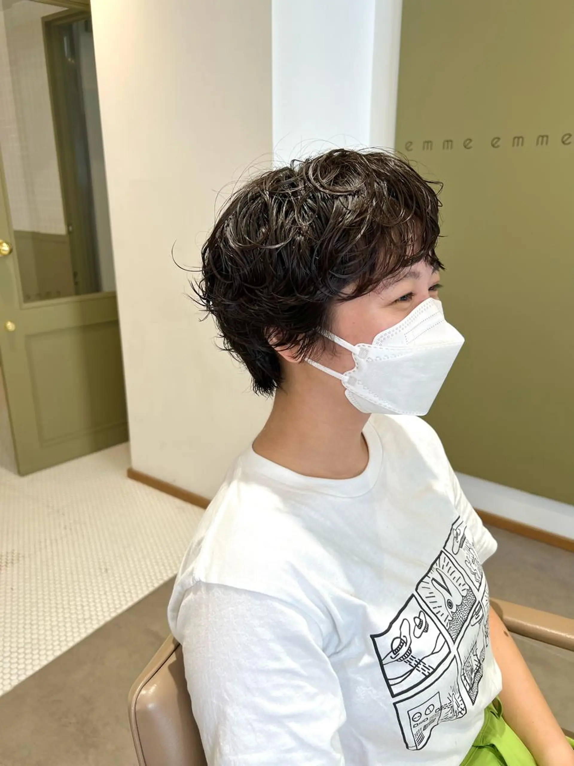 ショート パーマ パーマ メンズカット /パーマ🍀田畑玖音のヘアスタイル