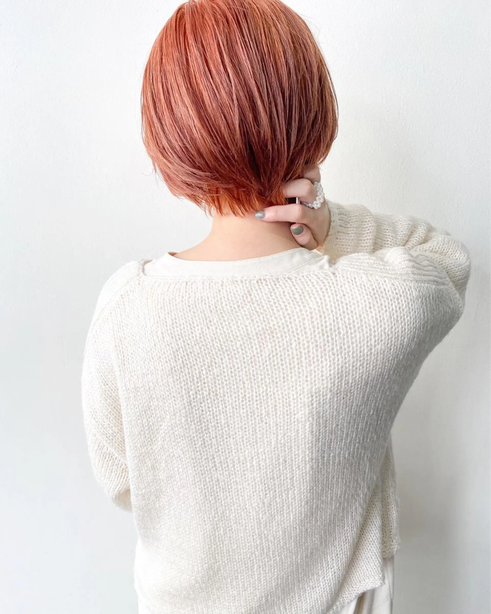 ショート カット トリートメント 透明感カラー／ 髪質改善／ボブ／中山のヘアスタイル