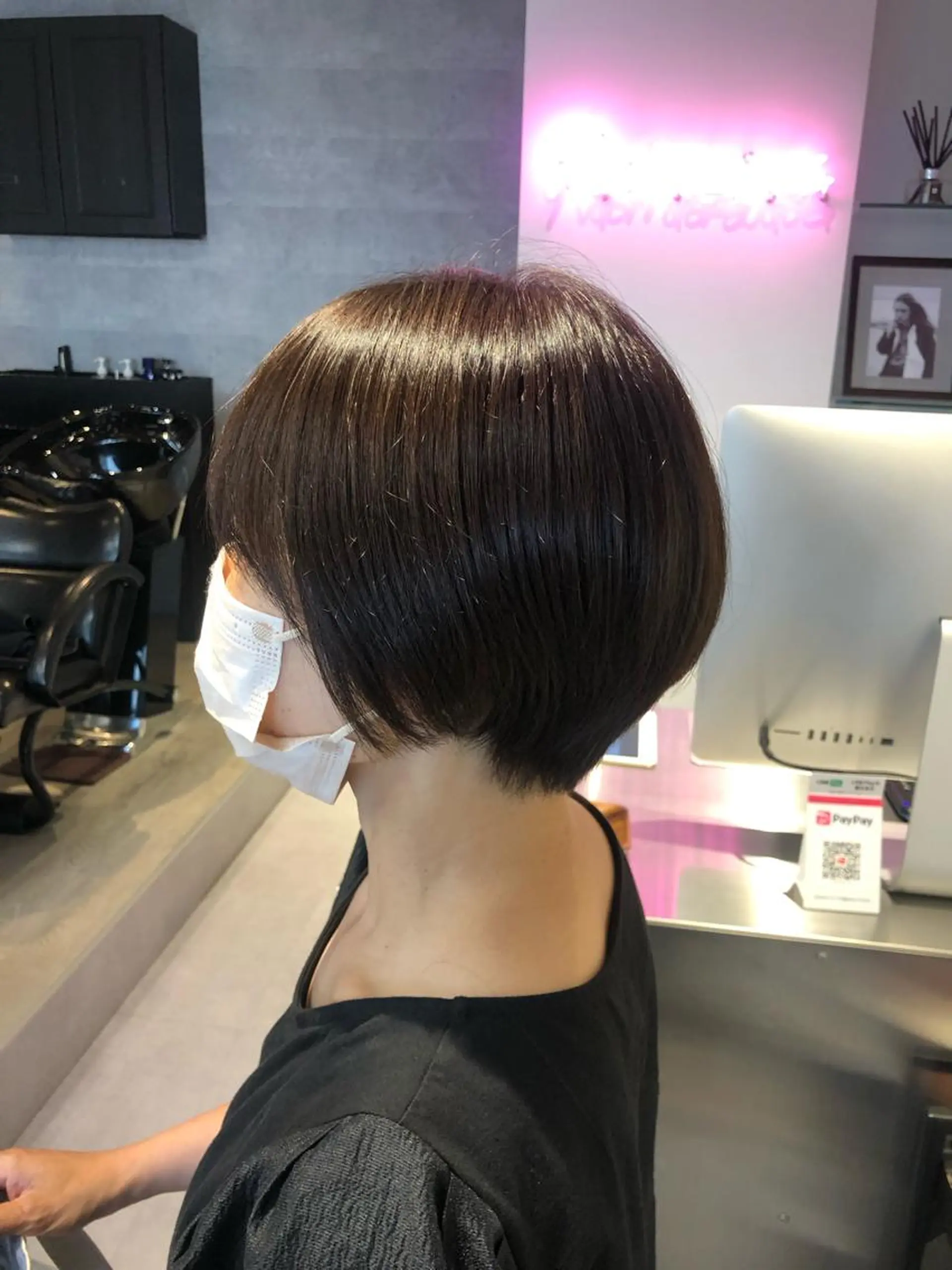 ショート カラー カット ヘアカラー トリートメント 🪞個室サロン/韓国 艶髪/keito🪞のヘアスタイル