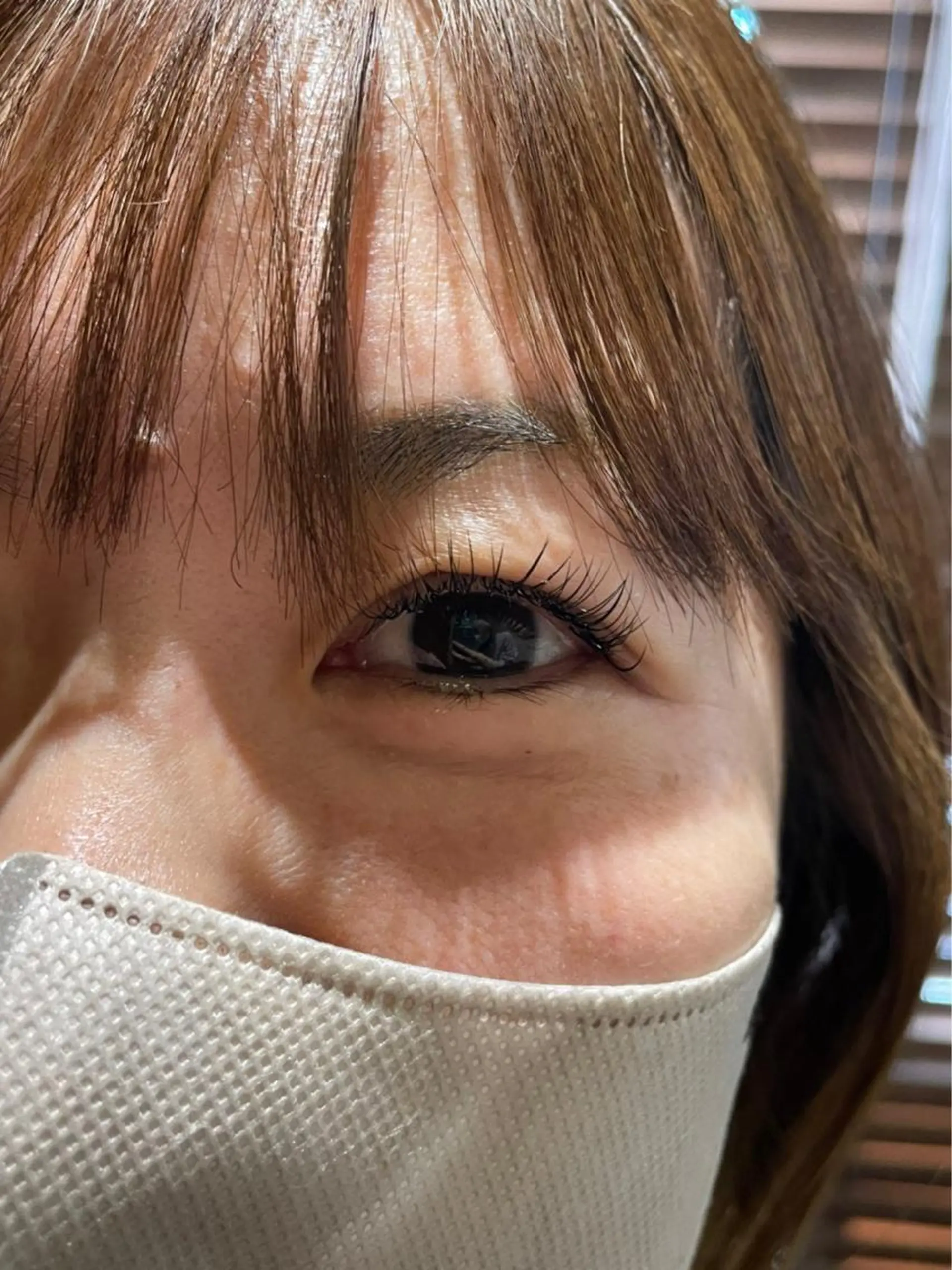 マツエク・マツパ 最高級人毛 100%エクステ茉央のヘアスタイル