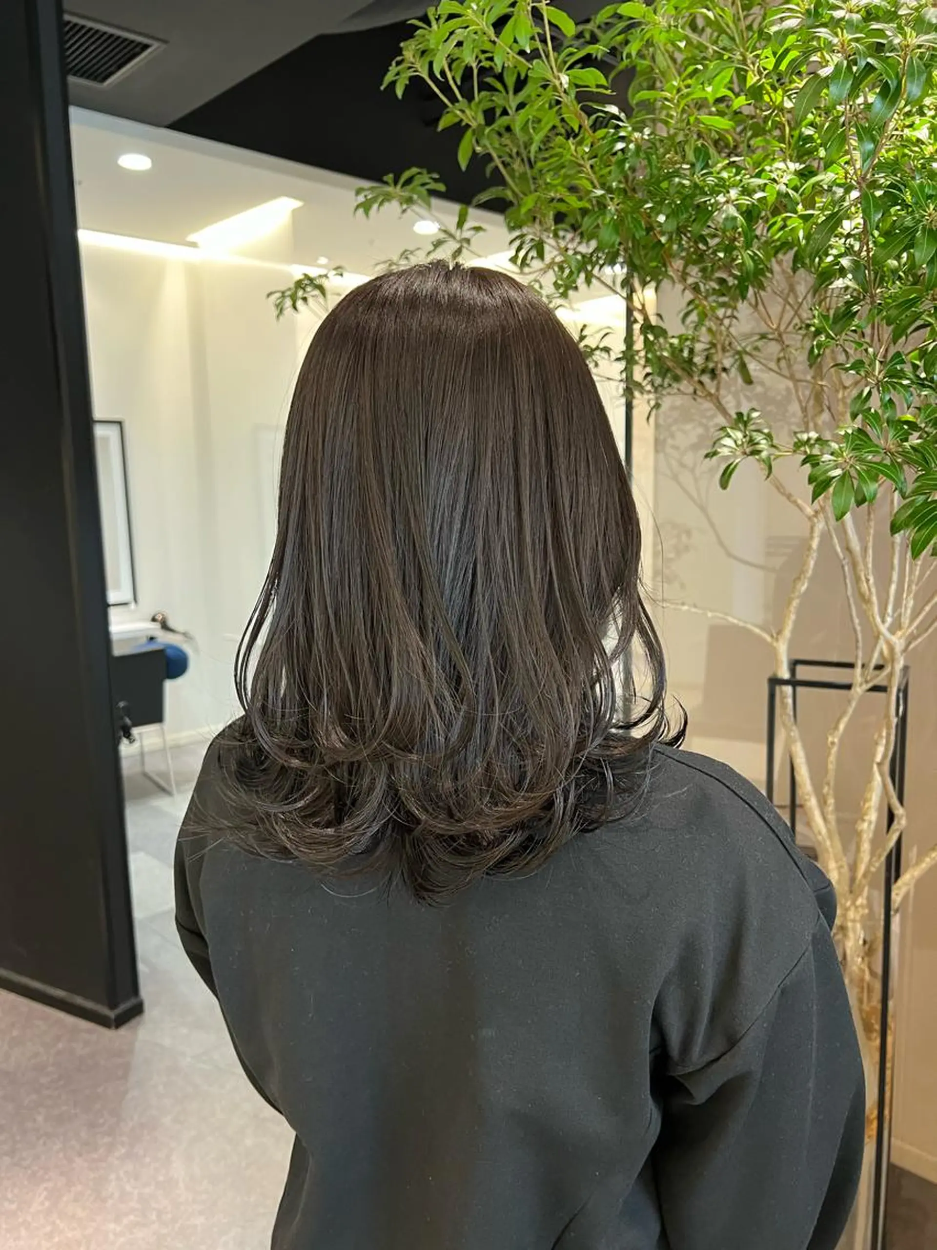 セミロング カラー 💎K-two名古屋 安田ちづる💎のヘアスタイル