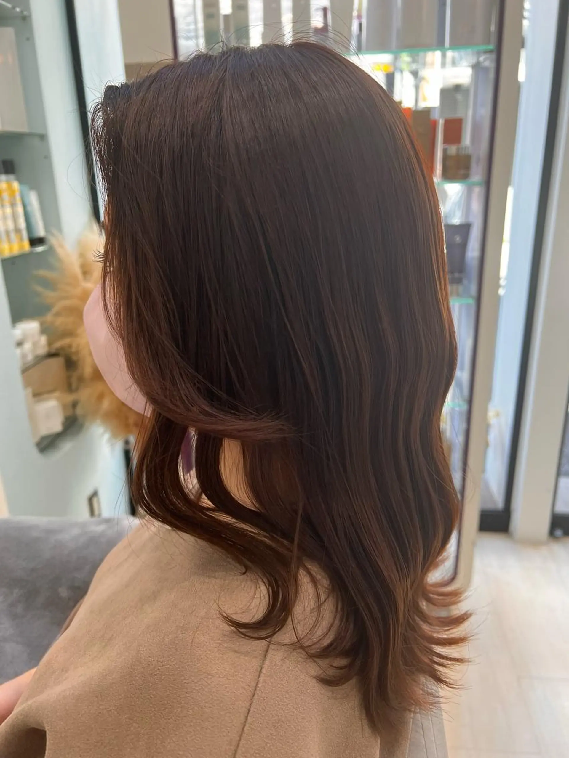 ミディアム カラー パーマ ヘアアレンジ メンズ キッズ ネイル マツエク・マツパ アイブロウ 堀井 凌平のヘアスタイル