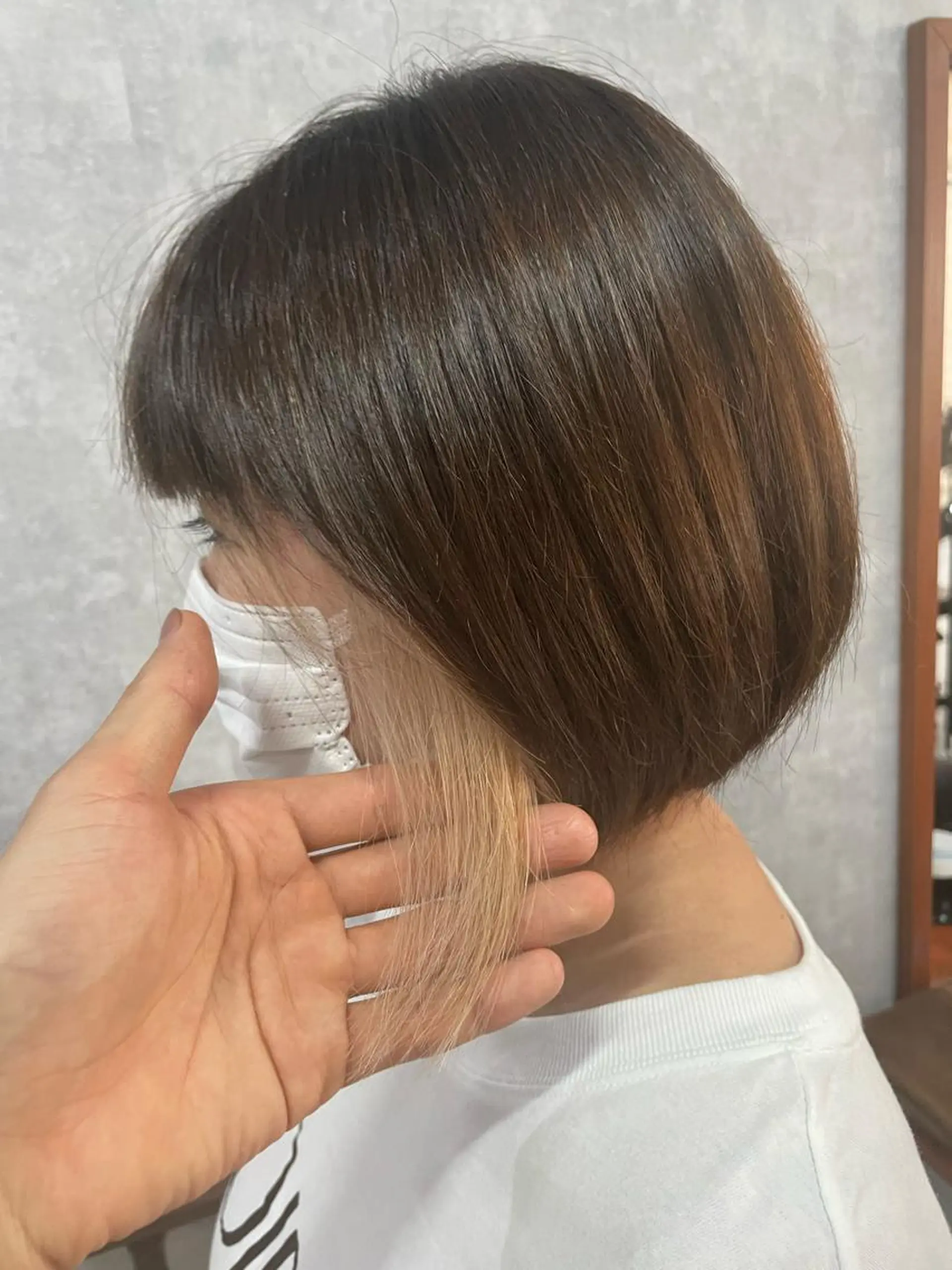 ショート 切りっぱなしボブ ショートボブ ハンサムショート 丸みショート アッシュ カット ヘアカラー トリートメント C’LD hair  produce /シールドヘア所属・モテ髪/ボブ/ショー ト/アダチフウトのヘアスタイル