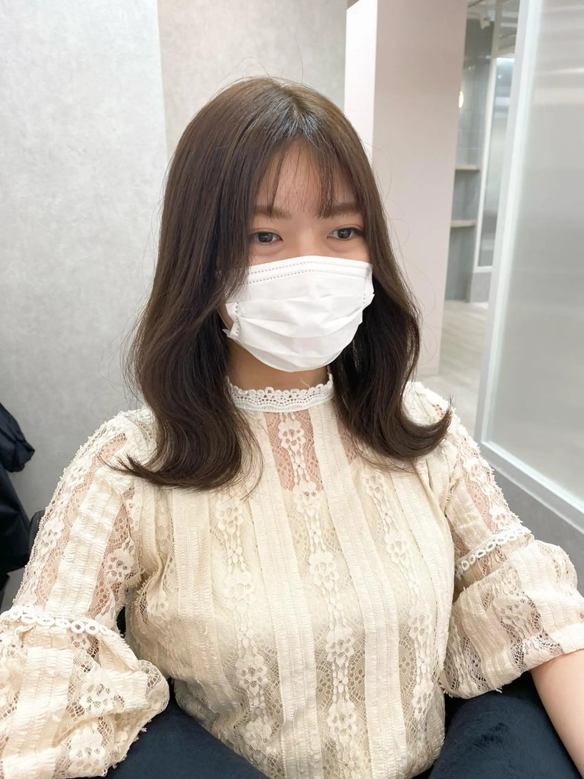 ミディアム カラー 髪質改善 ヒデのヘアスタイル