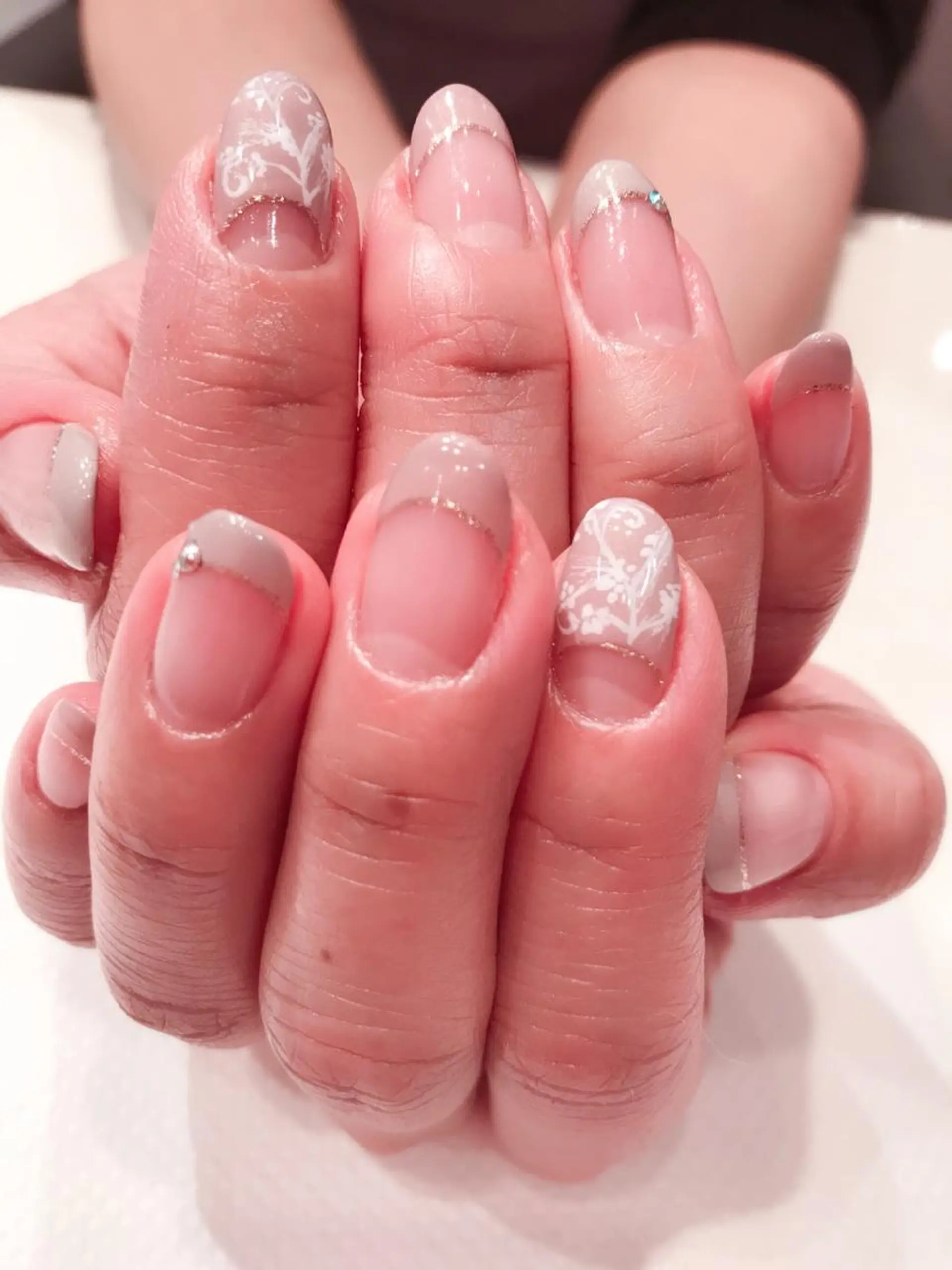 ネイル フレンチネイル a yakaのネイルデザイン