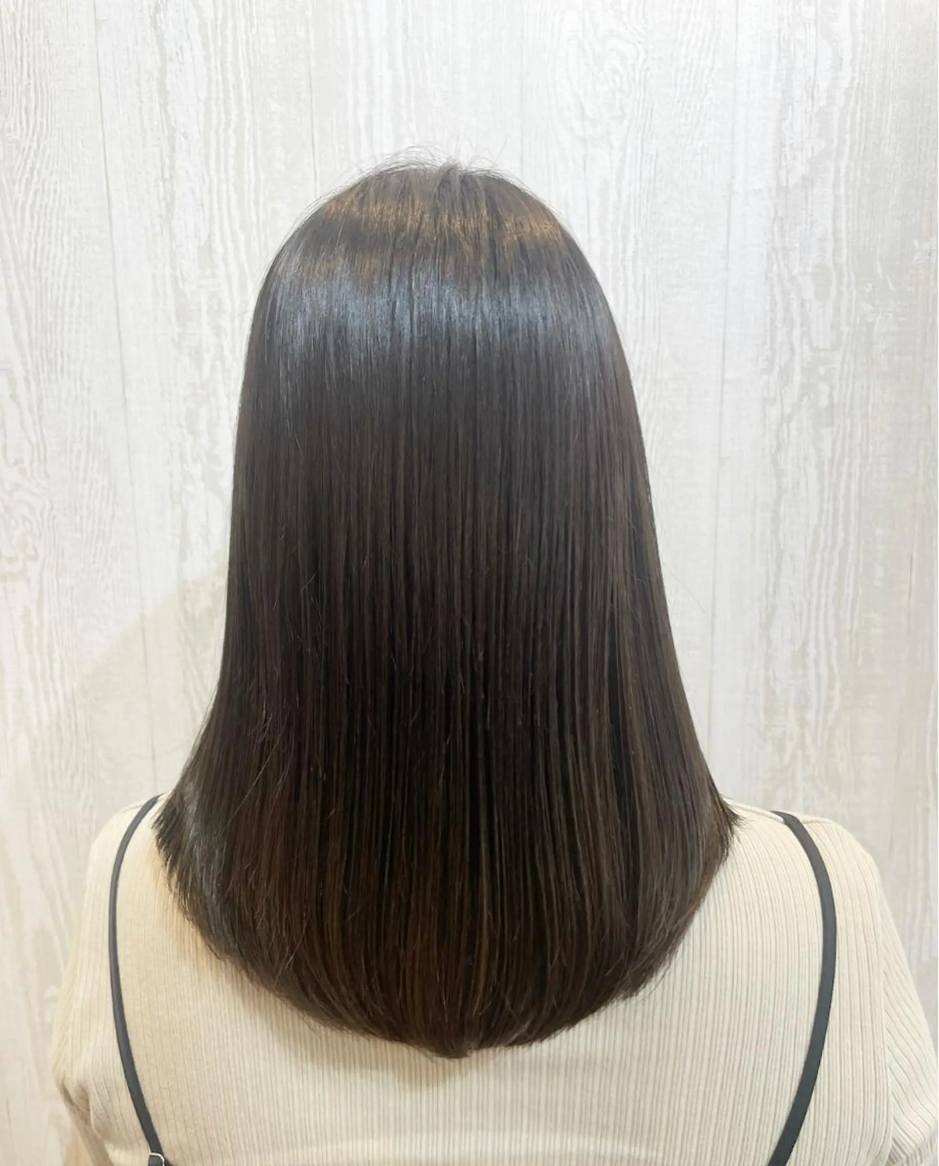 セミロング カラー パーマ ヘアアレンジ HUENEST アカデミーサロンのヘアスタイル