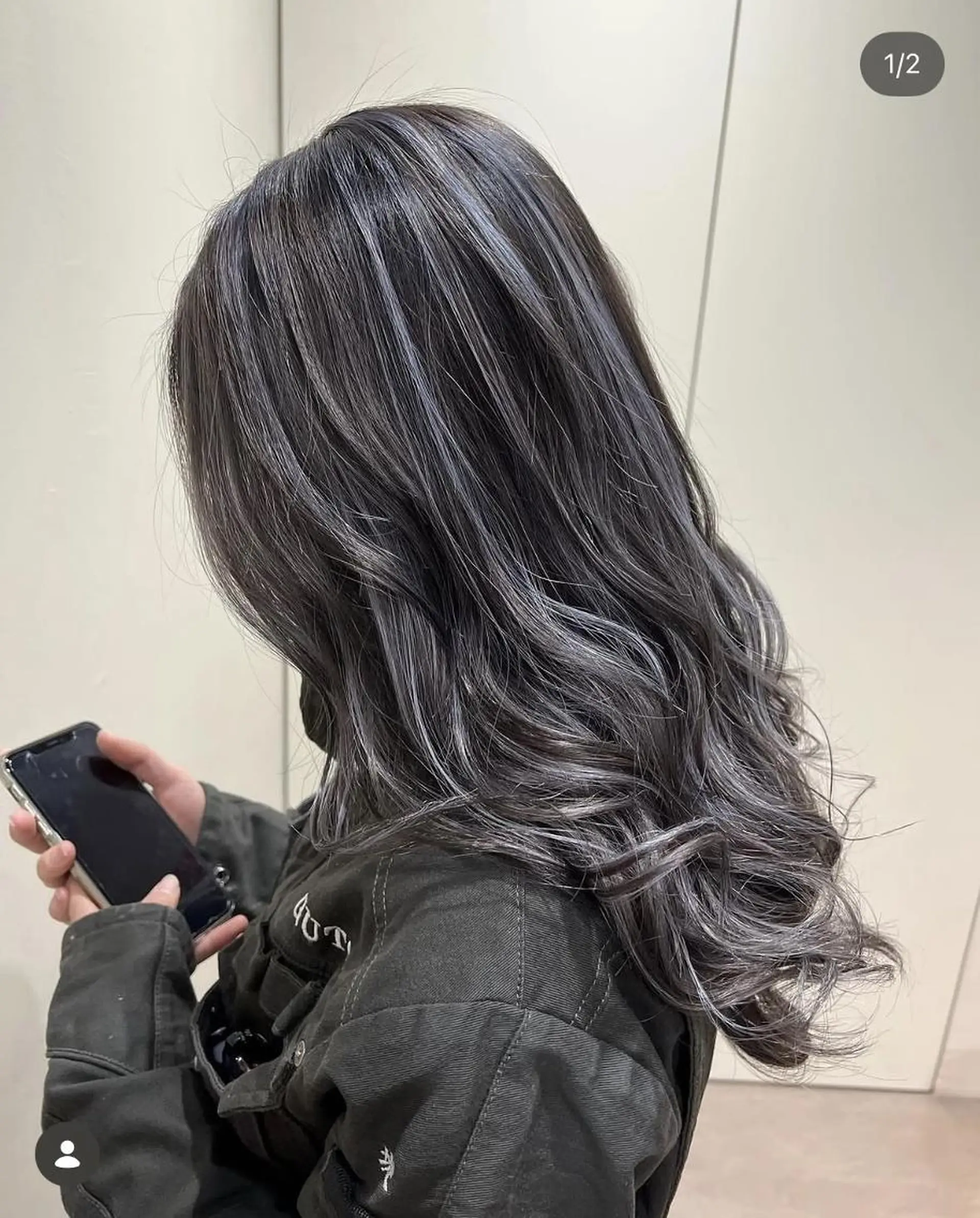 カラー ロング ヘアカラー トリートメント ハイトーンカラー× 髪質改善　川嶋宏旭のヘアスタイル