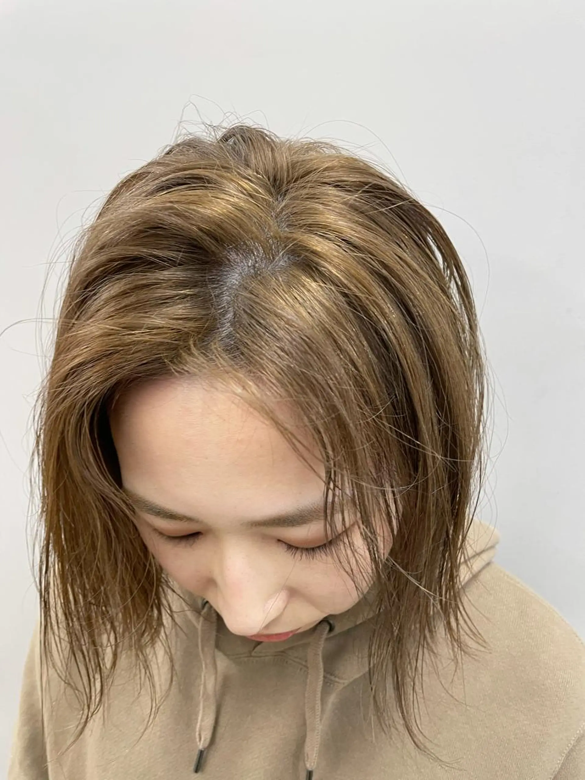 ミディアム ヘアカラー 関 京磨のヘアスタイル