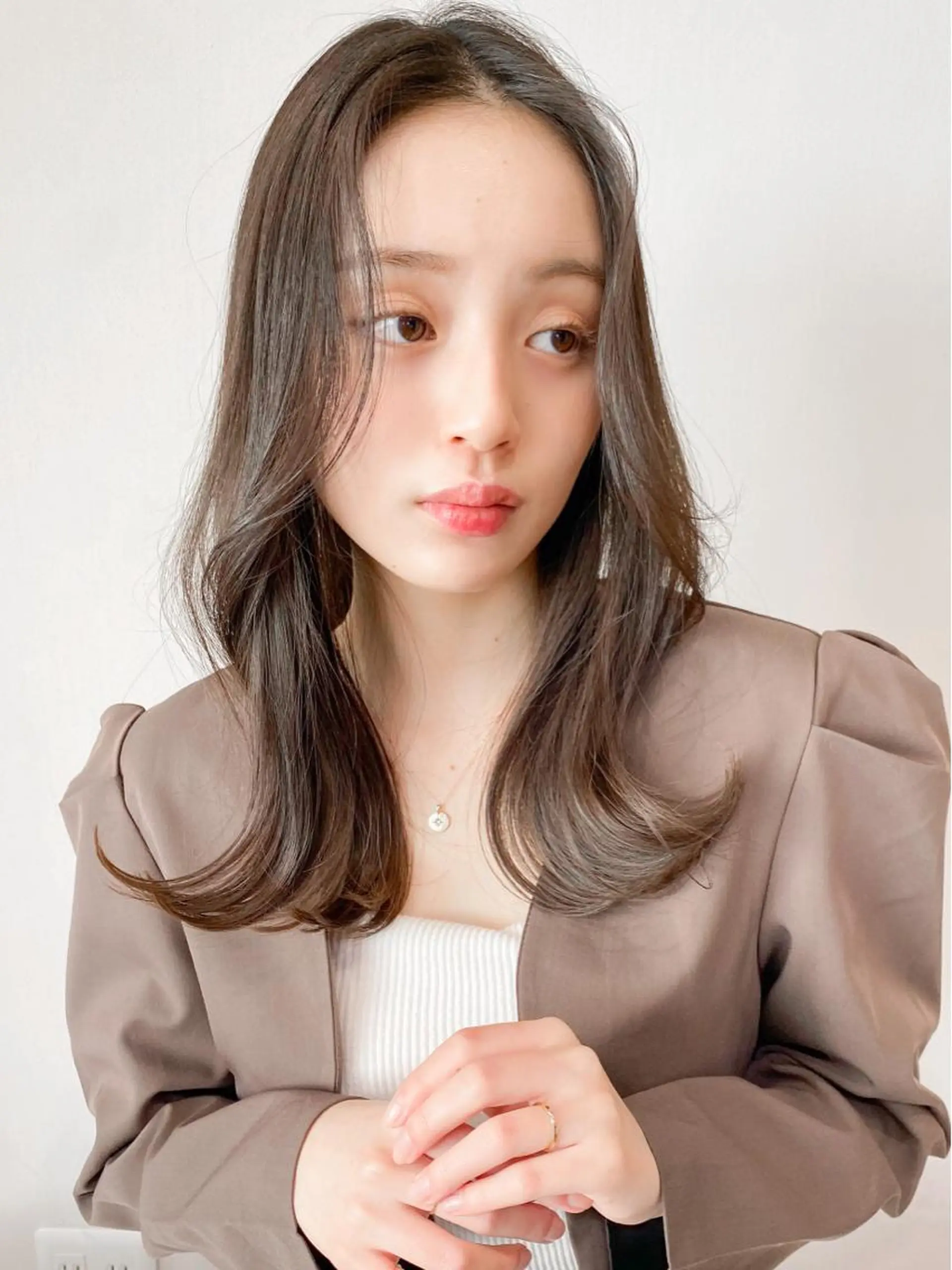 セミロング カラー カット ヘアカラー トリートメント kohana 🎀韓国ヘア🎀🤍のヘアスタイル