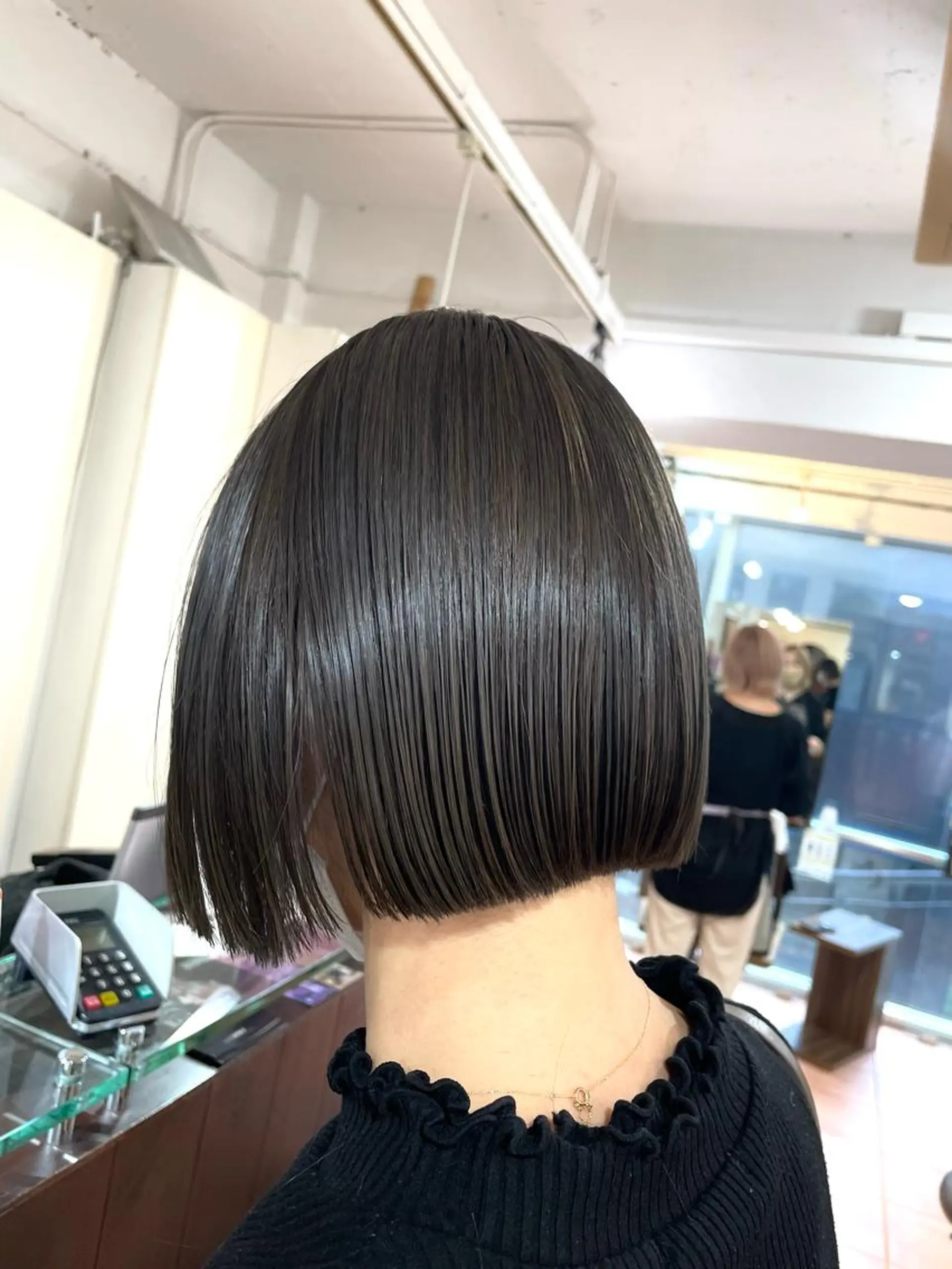 ショート カラー 透明感カラー ボブ 🦋透明感 艶カラー Rie🦋のヘアスタイル